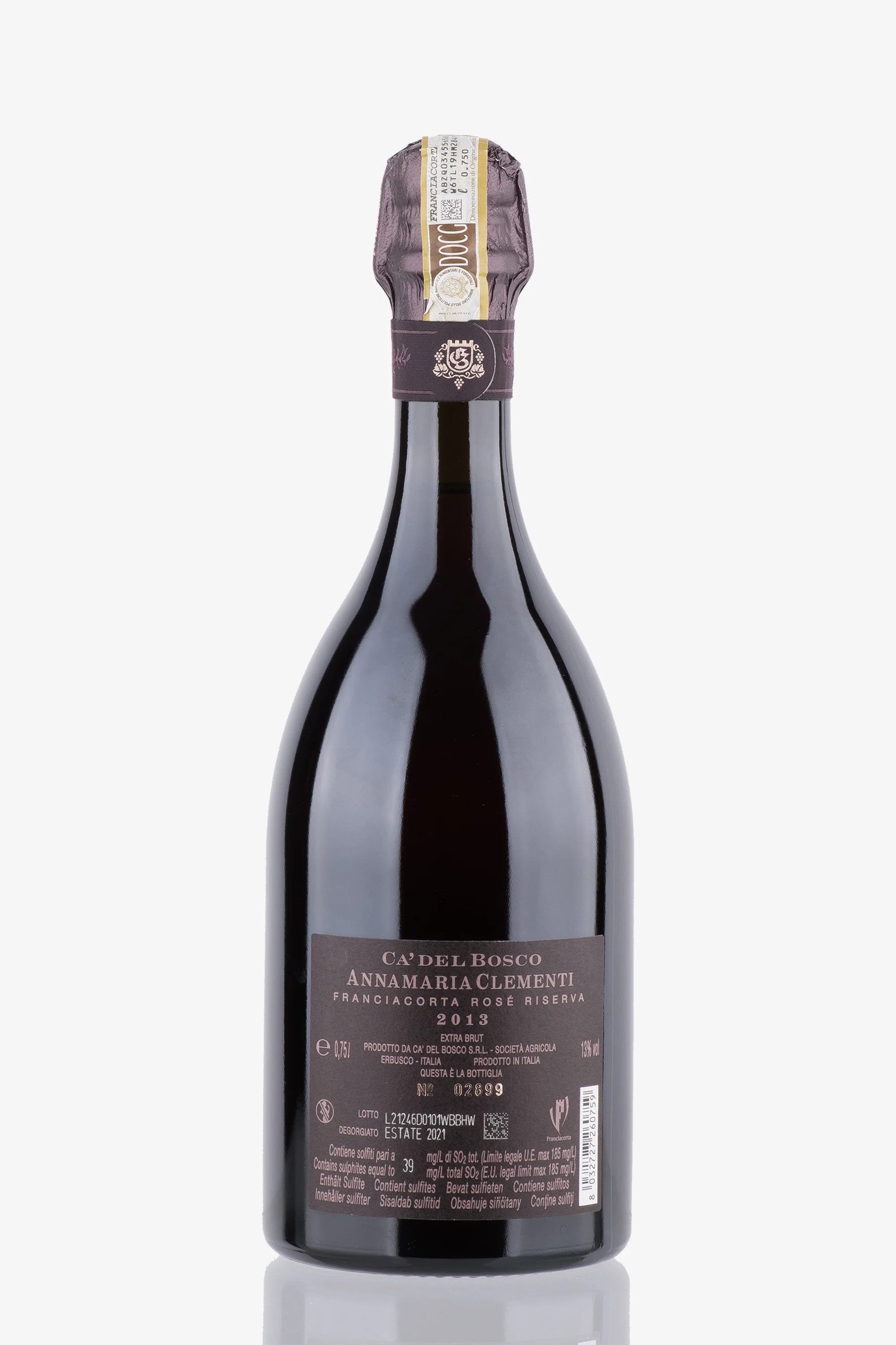 selected wine variant rear image