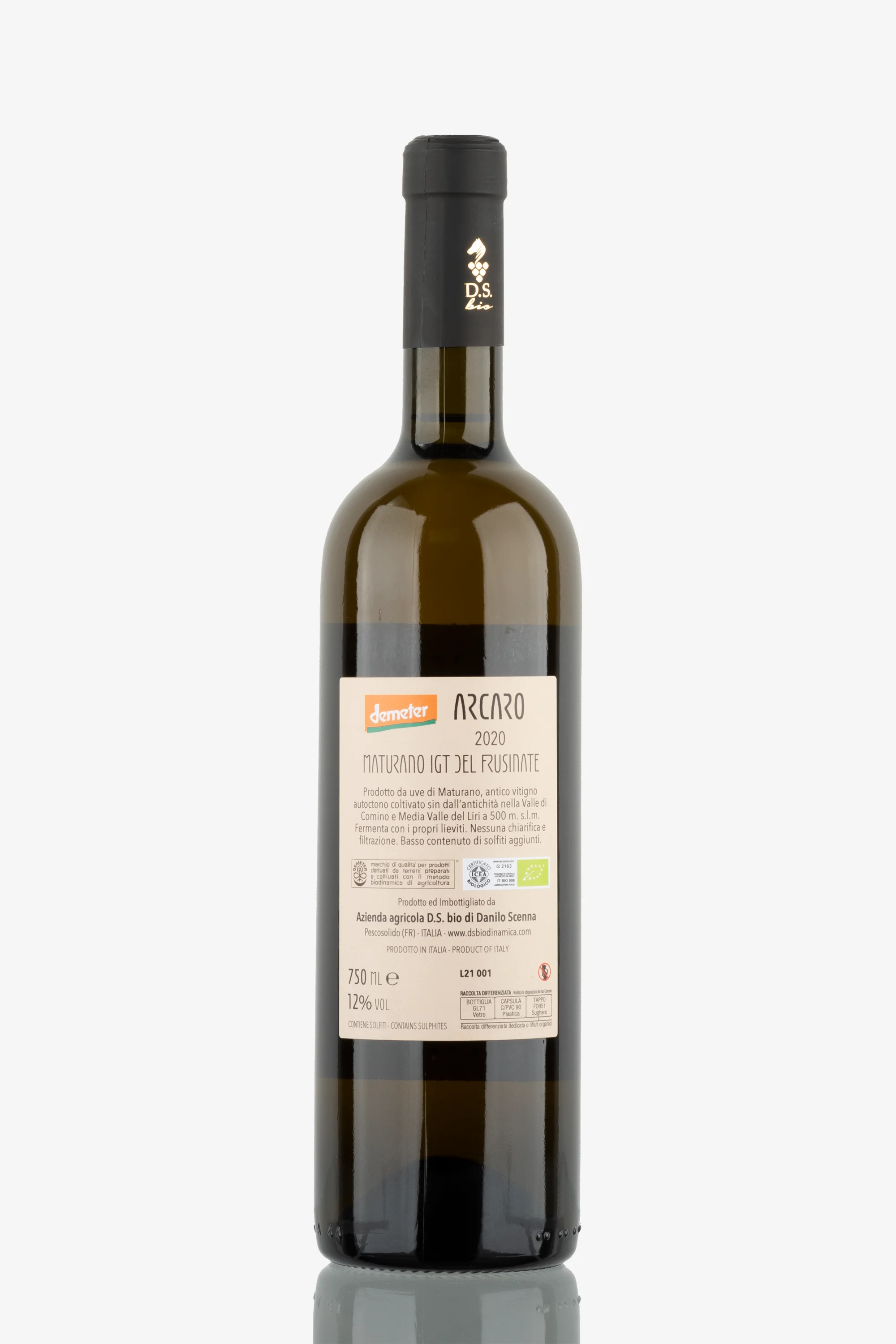 selected wine variant rear image