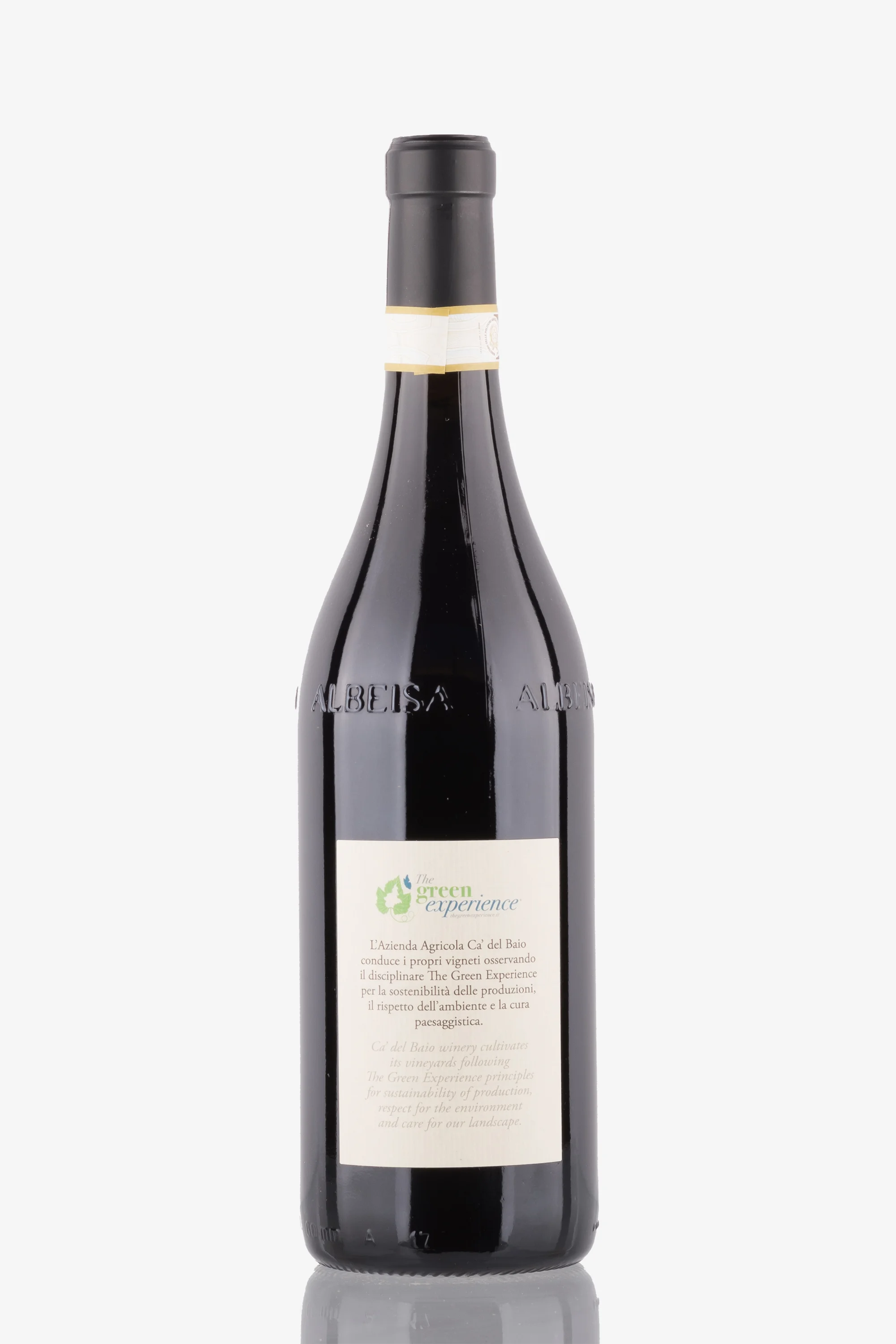 selected wine variant rear image