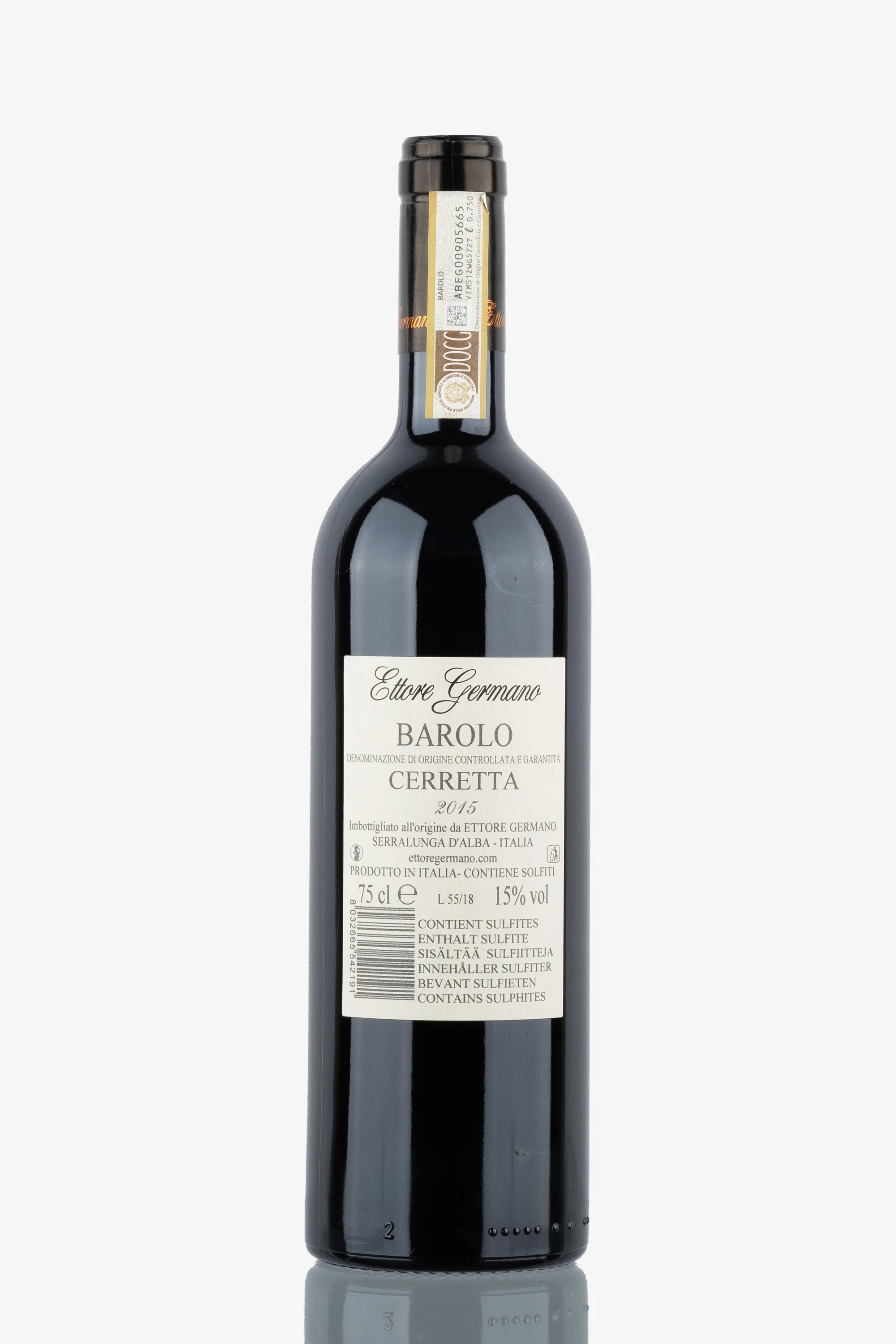 selected wine variant rear image