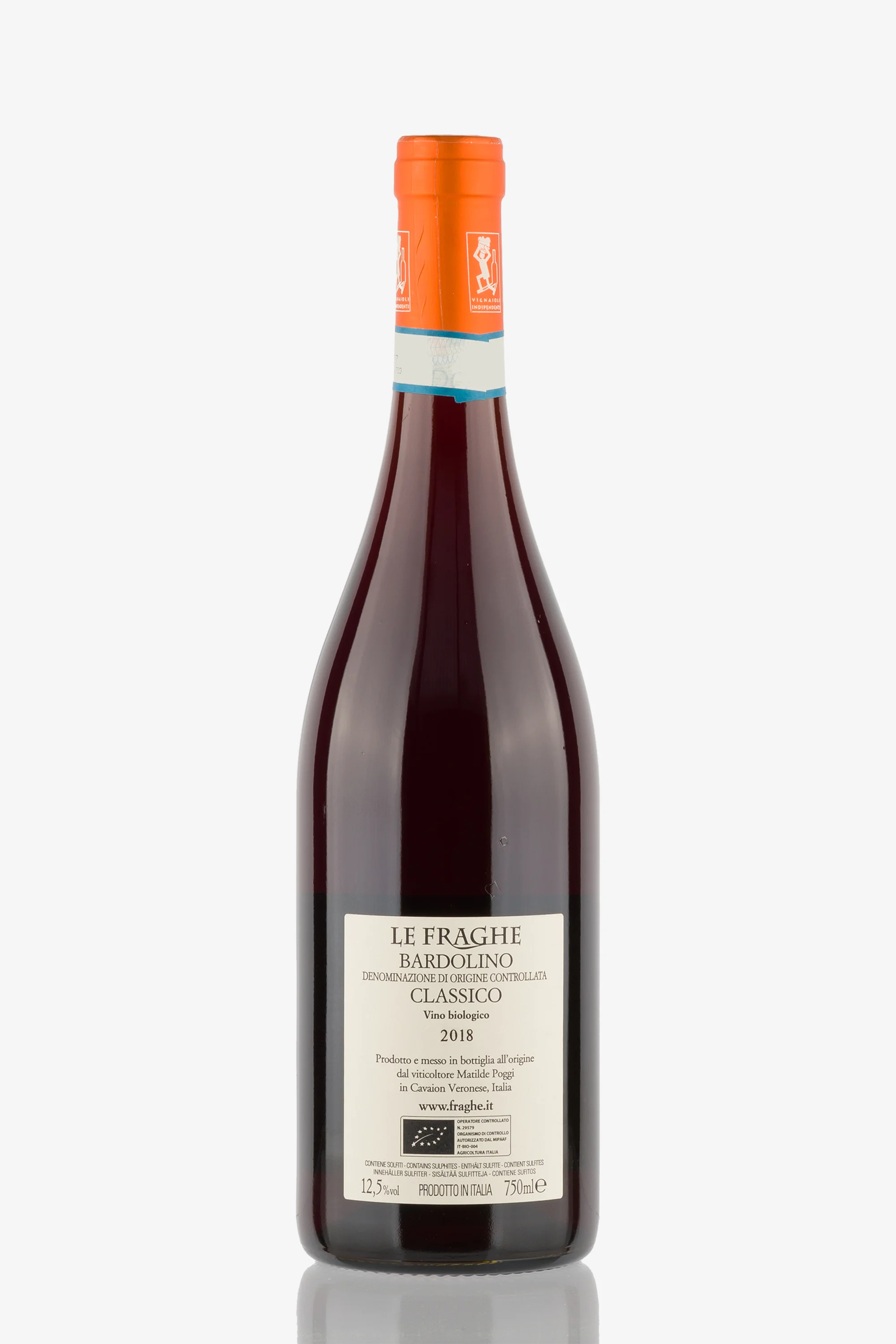 selected wine variant rear image