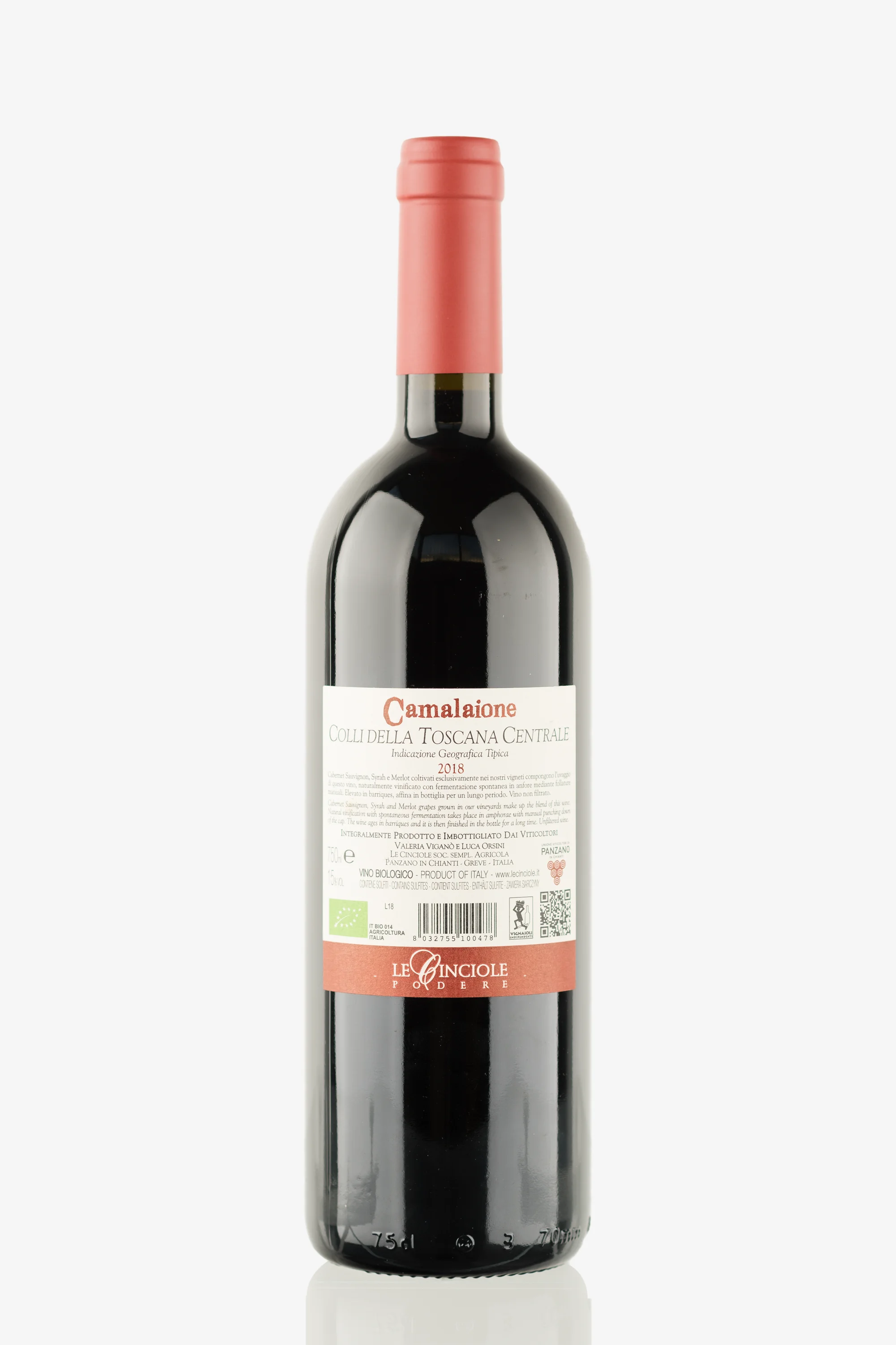 selected wine variant rear image