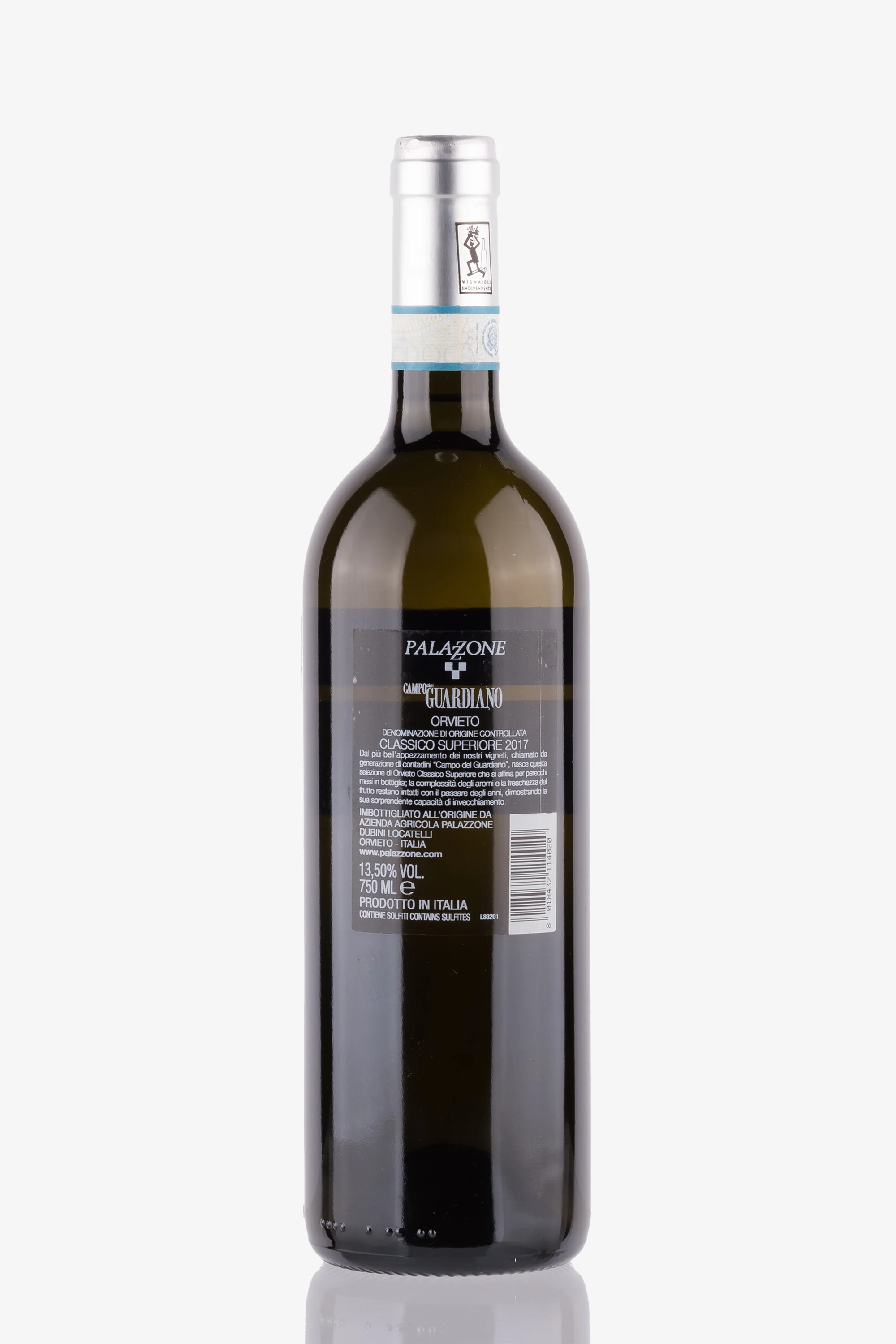 selected wine variant rear image