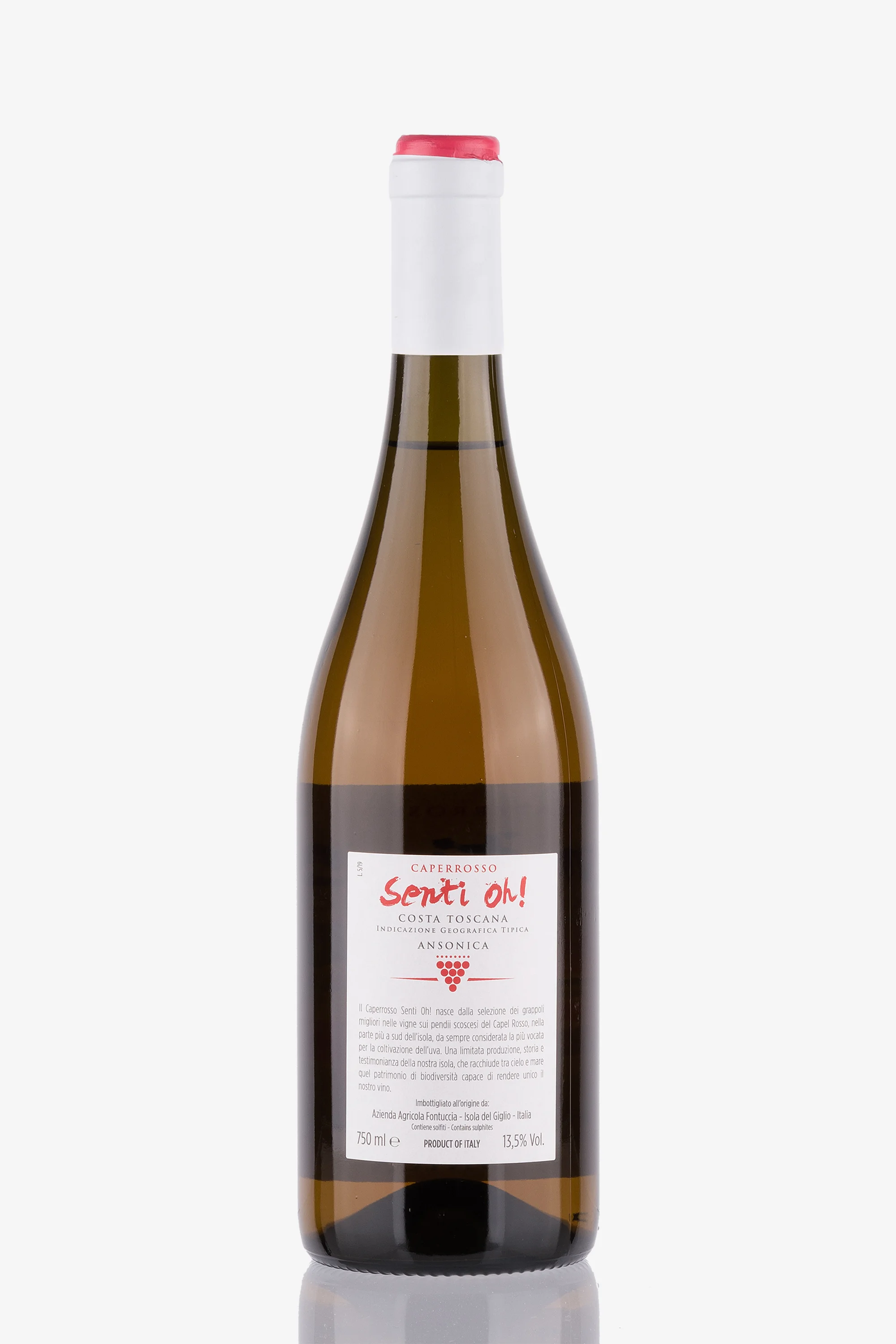 selected wine variant rear image