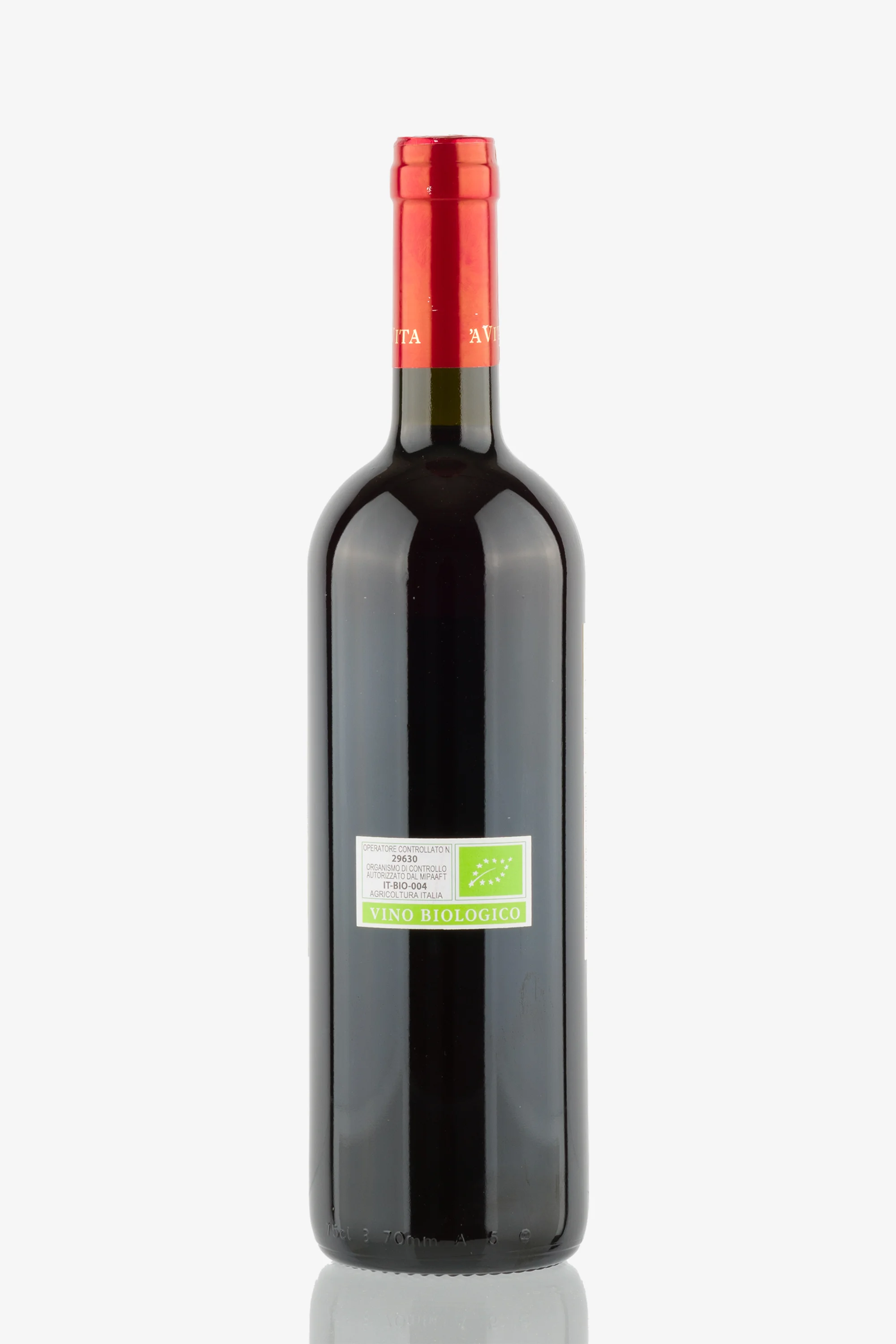 selected wine variant rear image