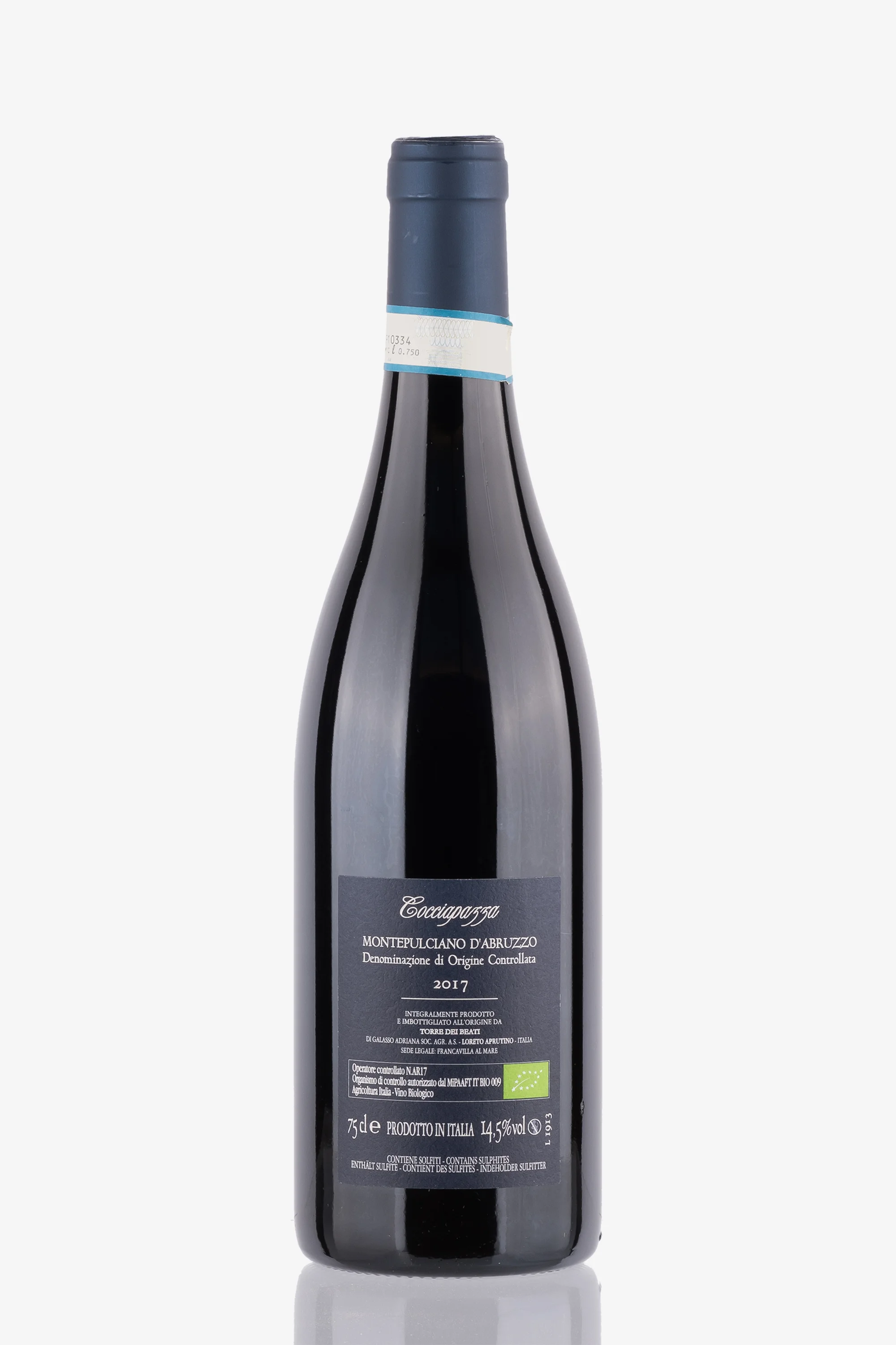 selected wine variant rear image