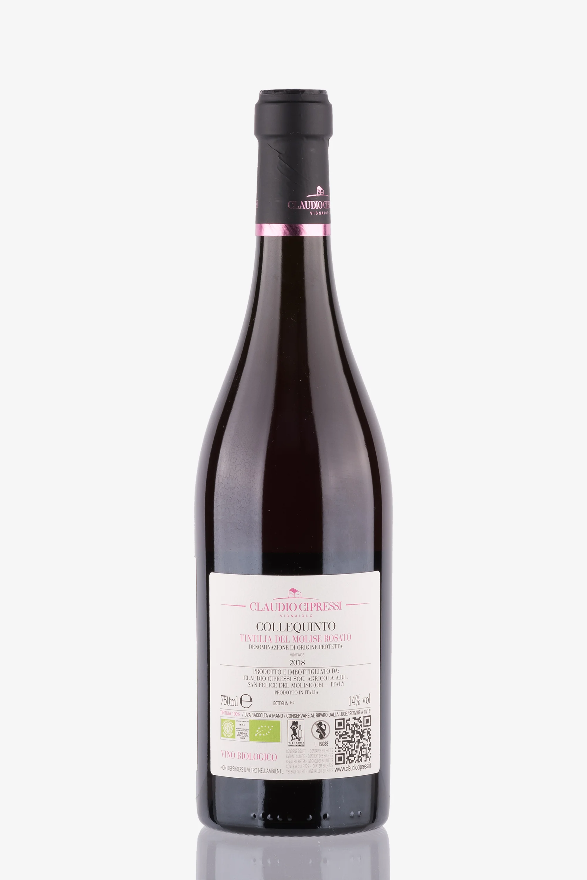 selected wine variant rear image