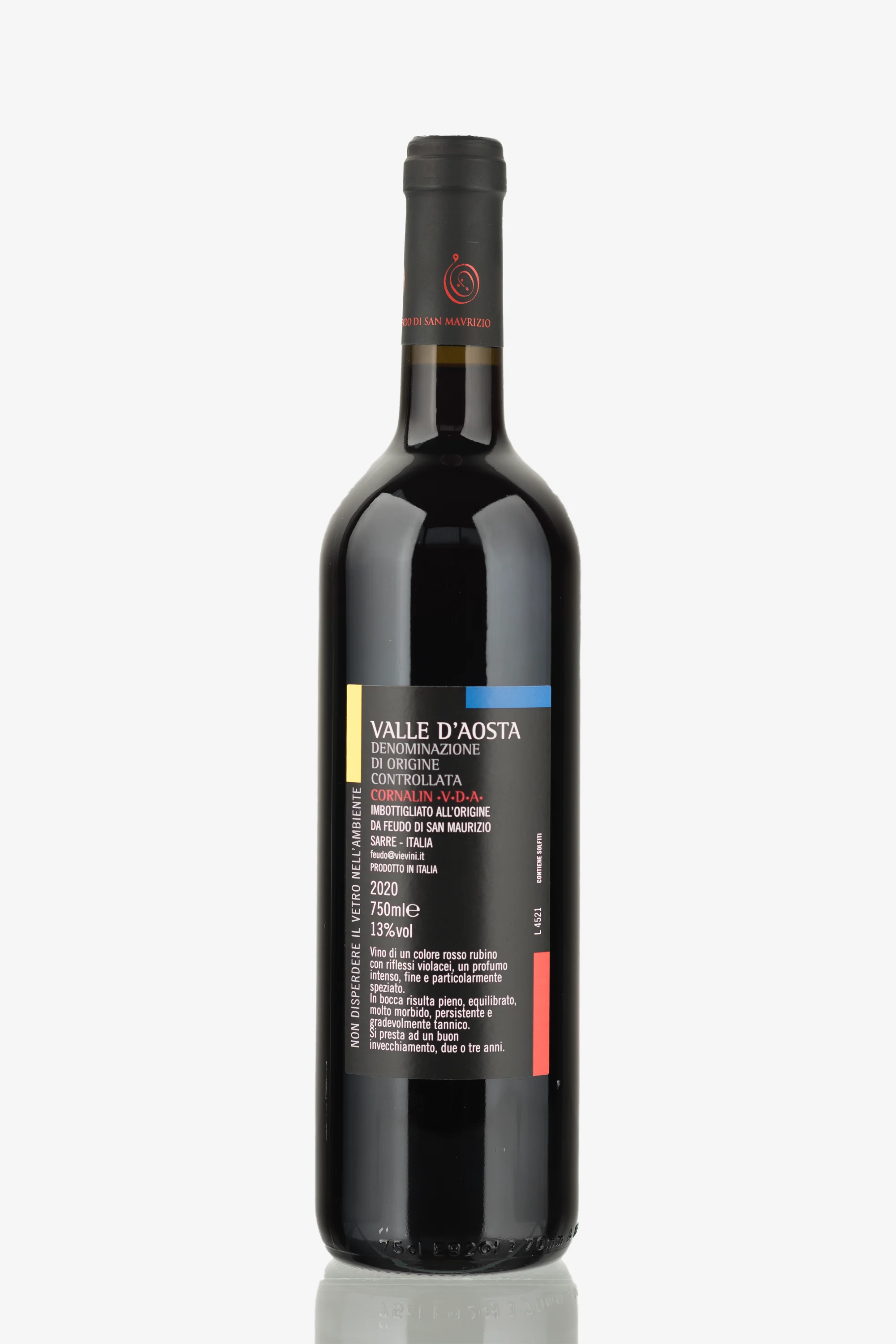 selected wine variant rear image