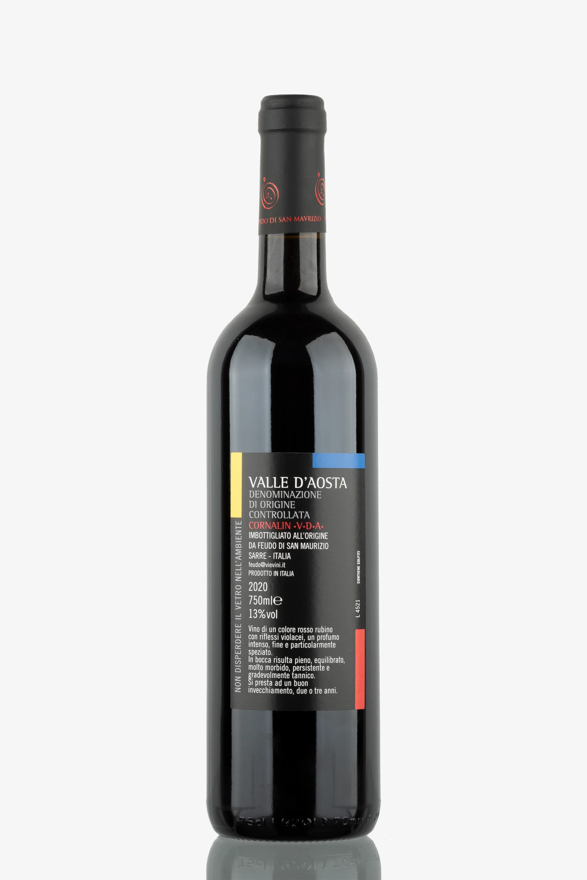 selected wine variant rear image
