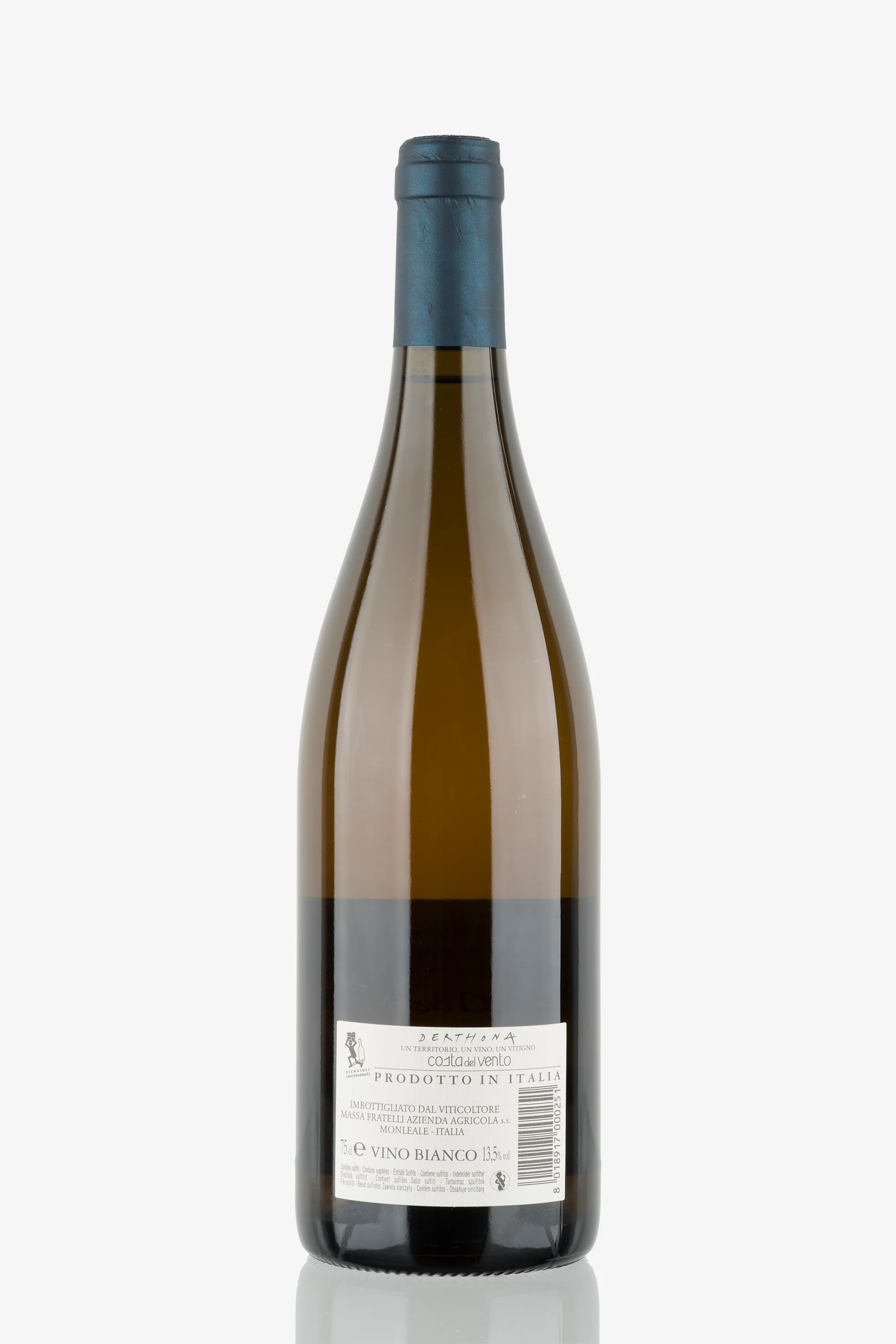 selected wine variant rear image