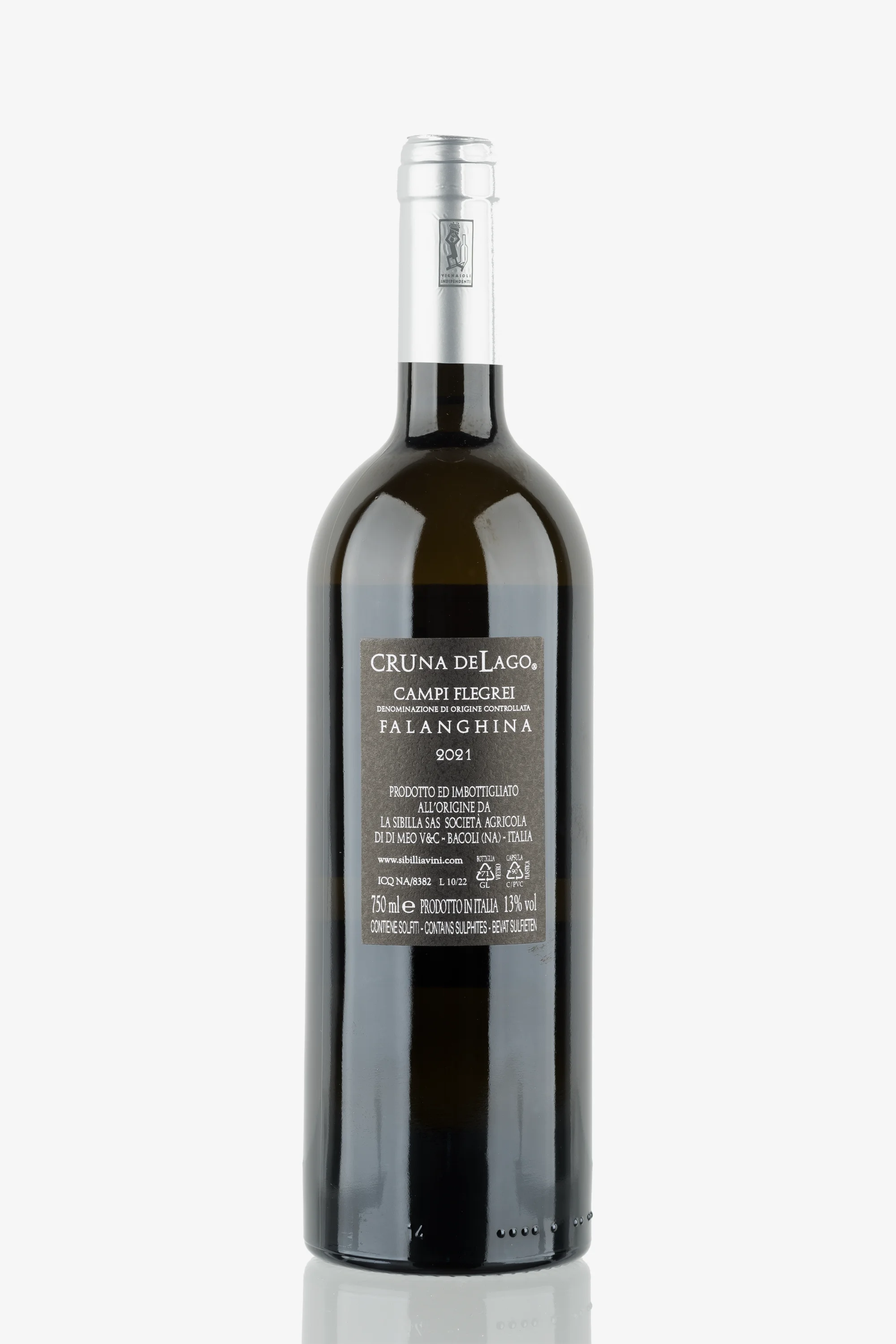 selected wine variant rear image