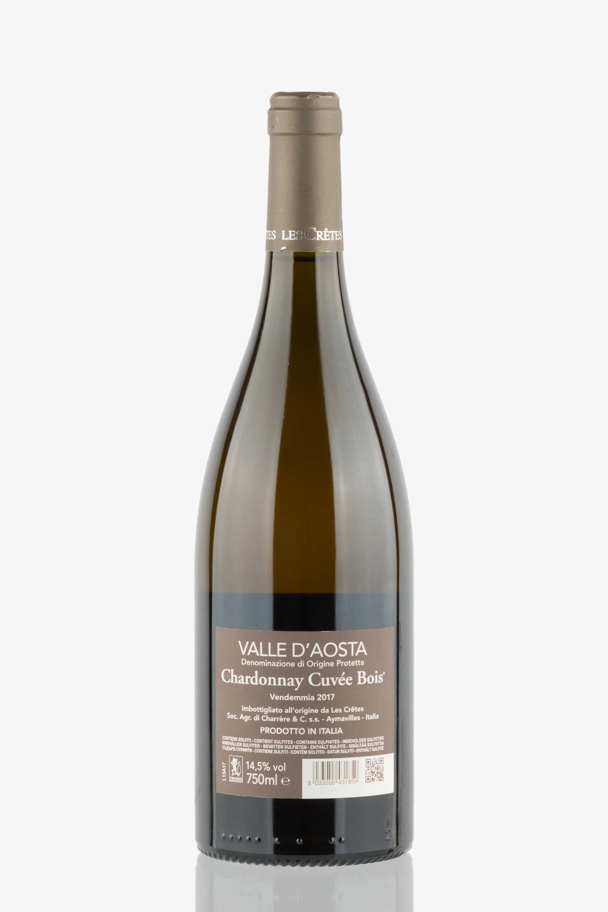 selected wine variant rear image