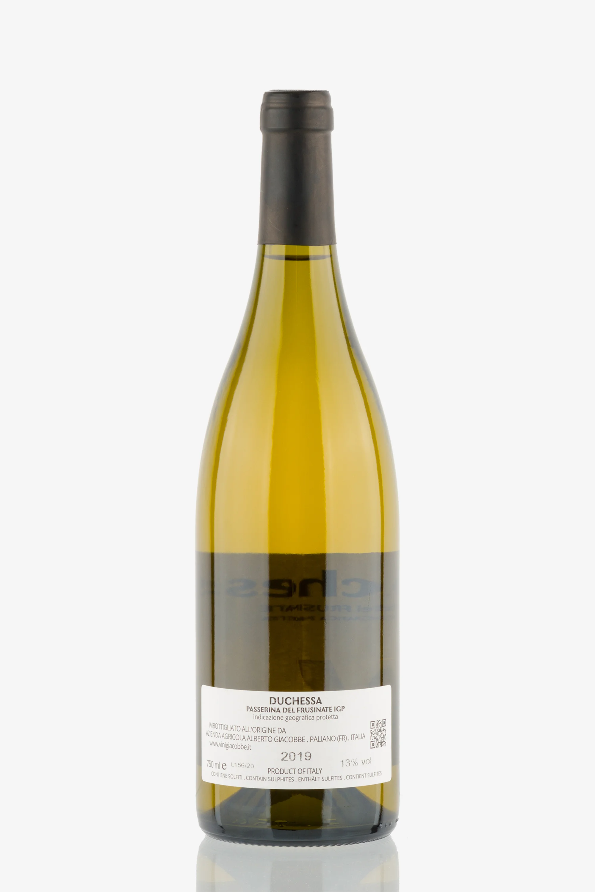 selected wine variant rear image