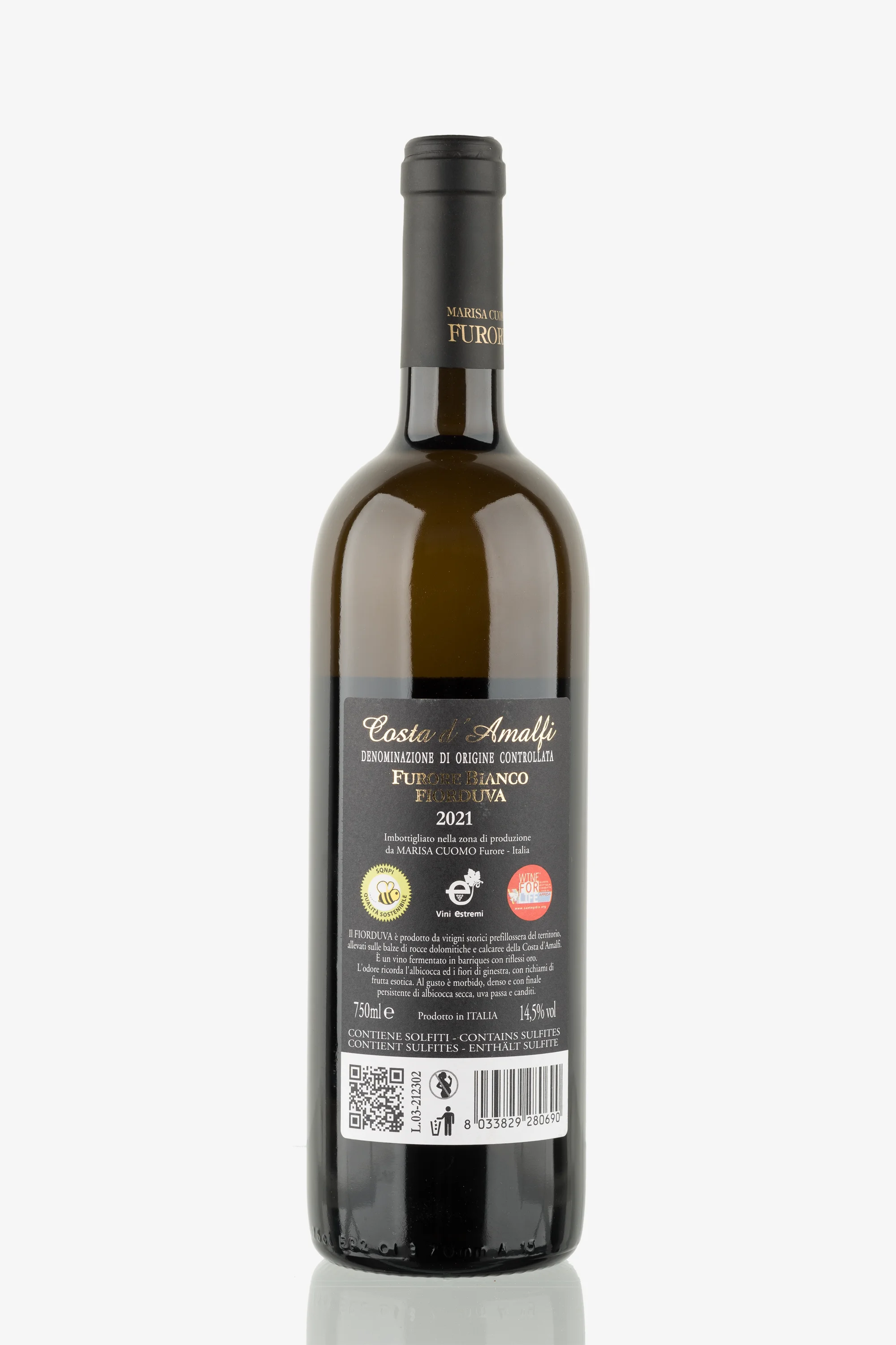 selected wine variant rear image