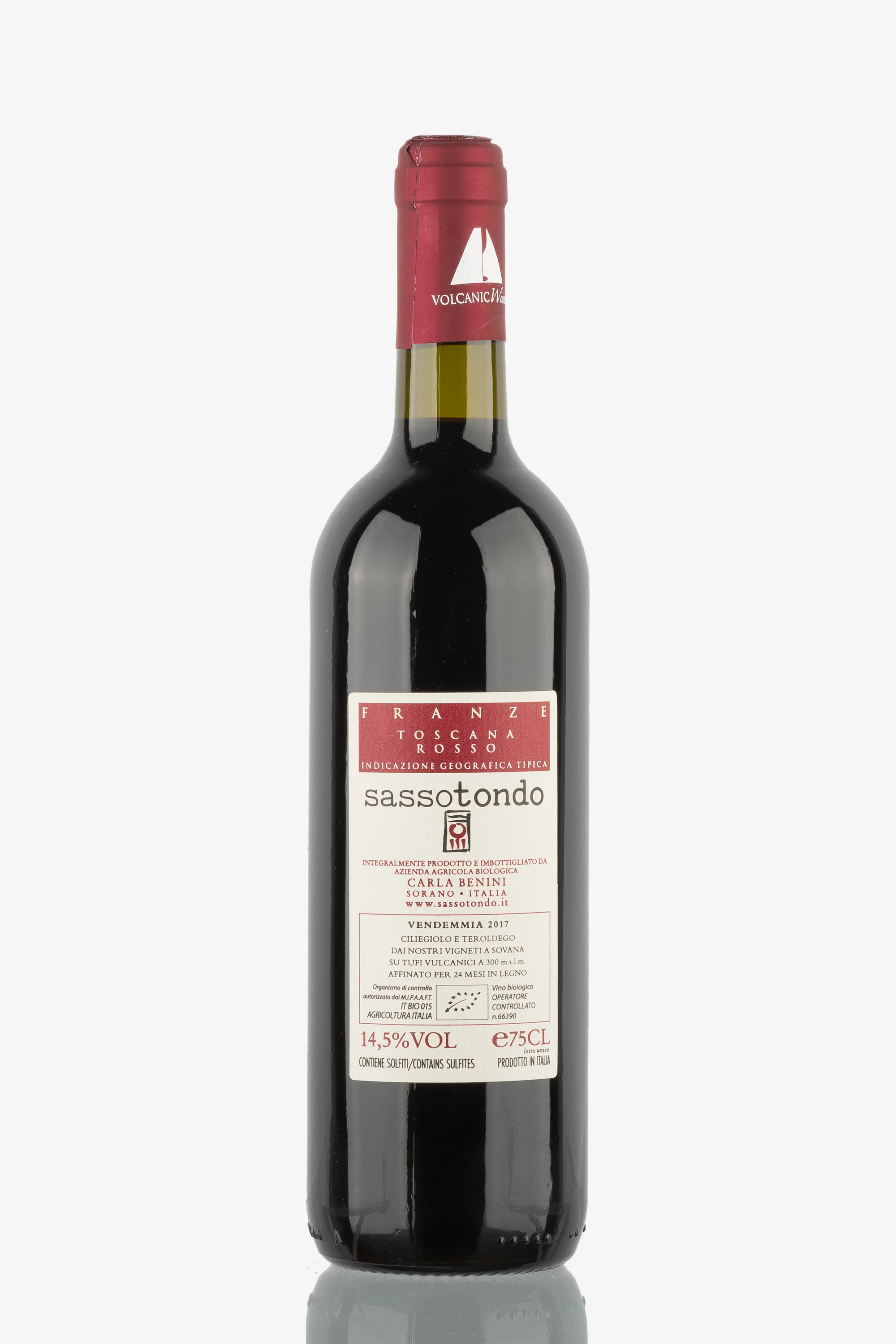 selected wine variant rear image
