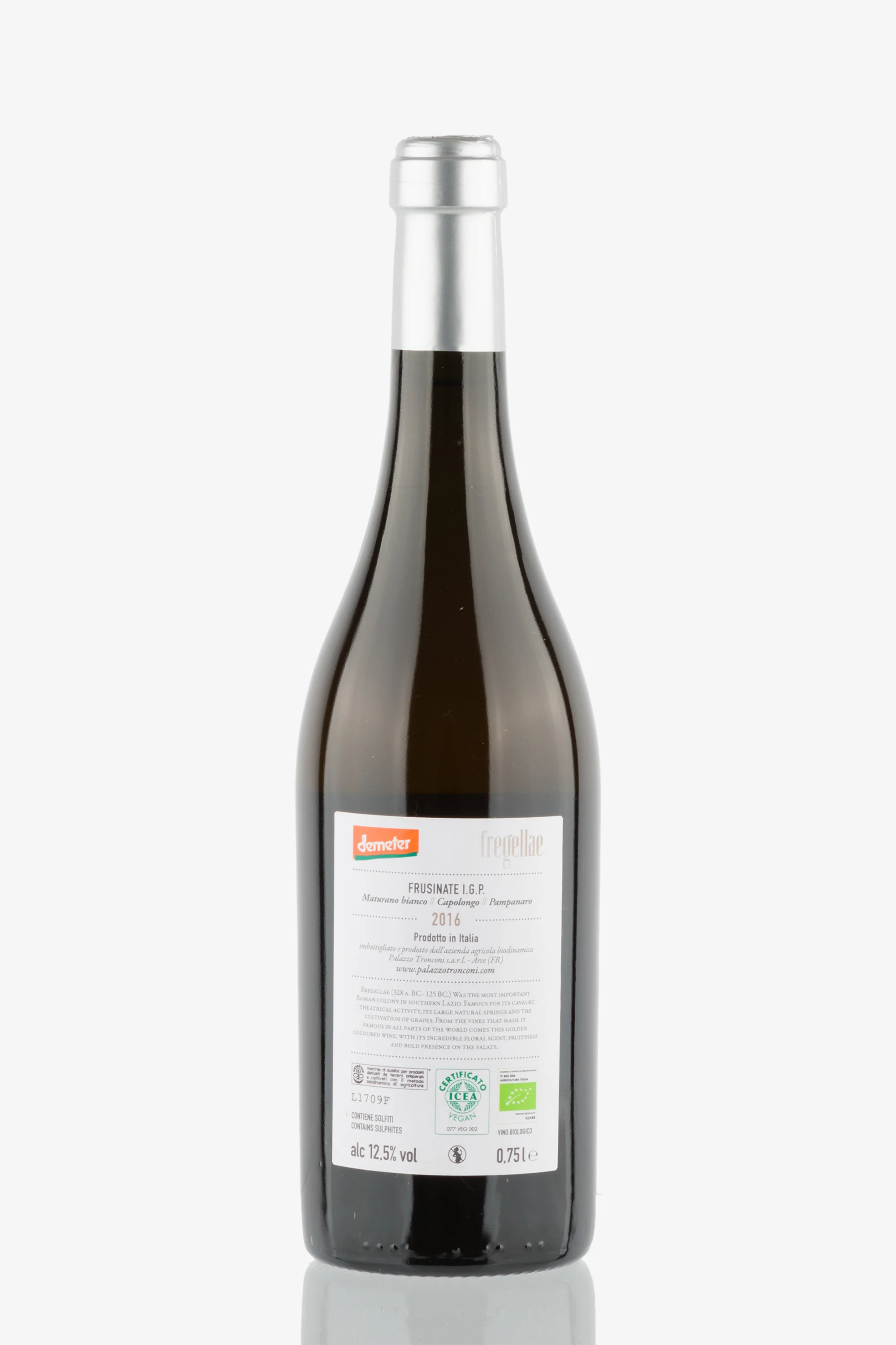selected wine variant rear image