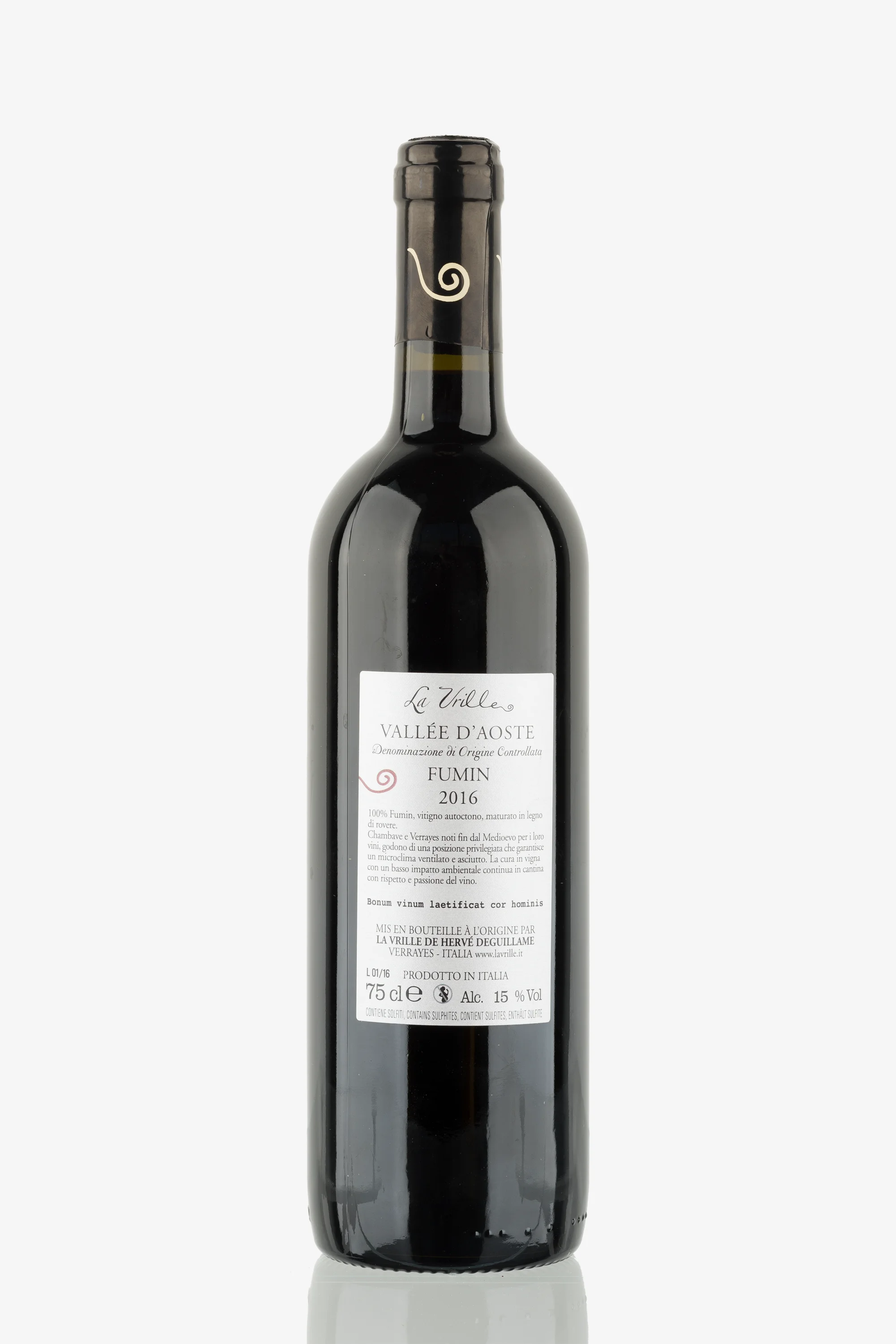 selected wine variant rear image