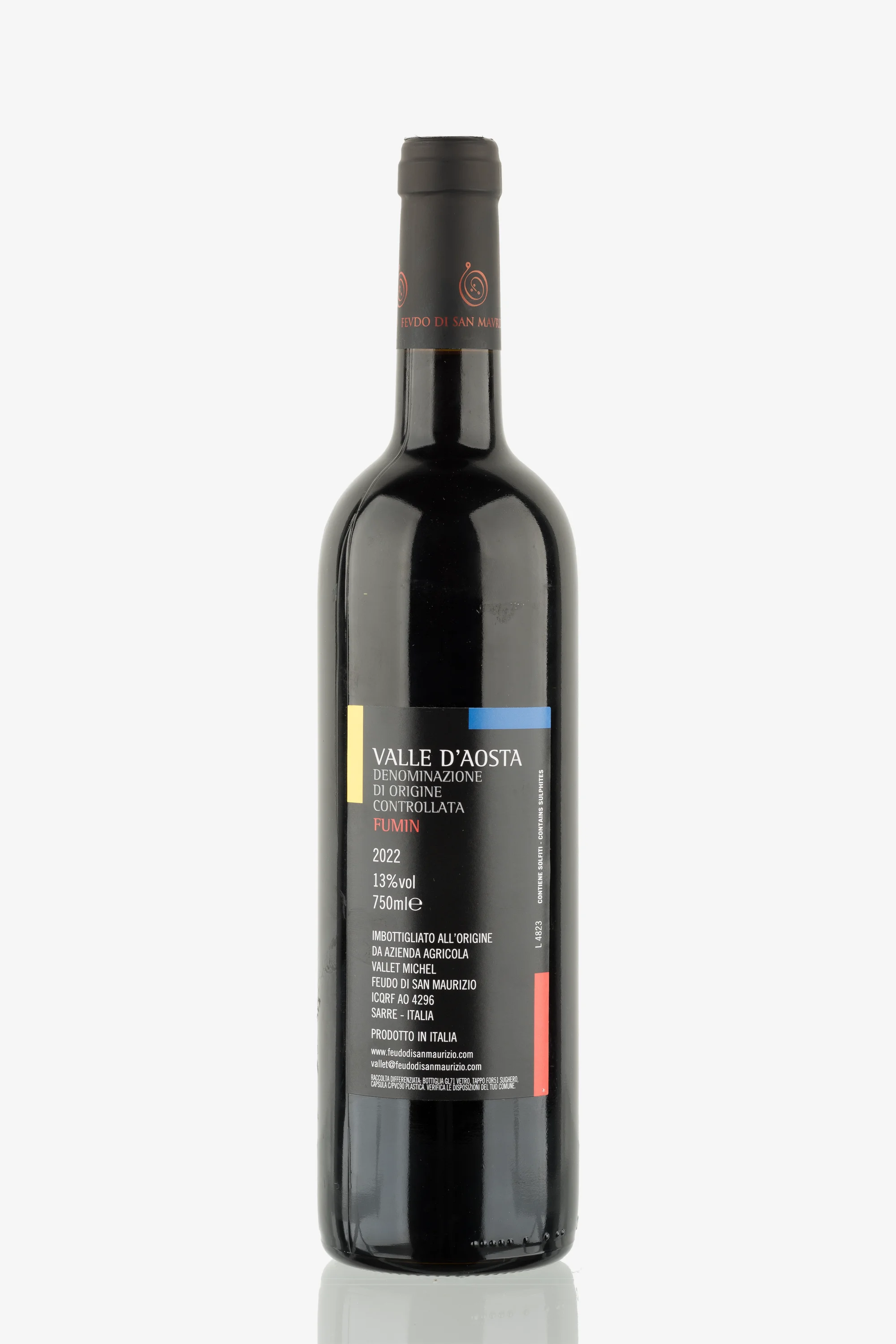 selected wine variant rear image