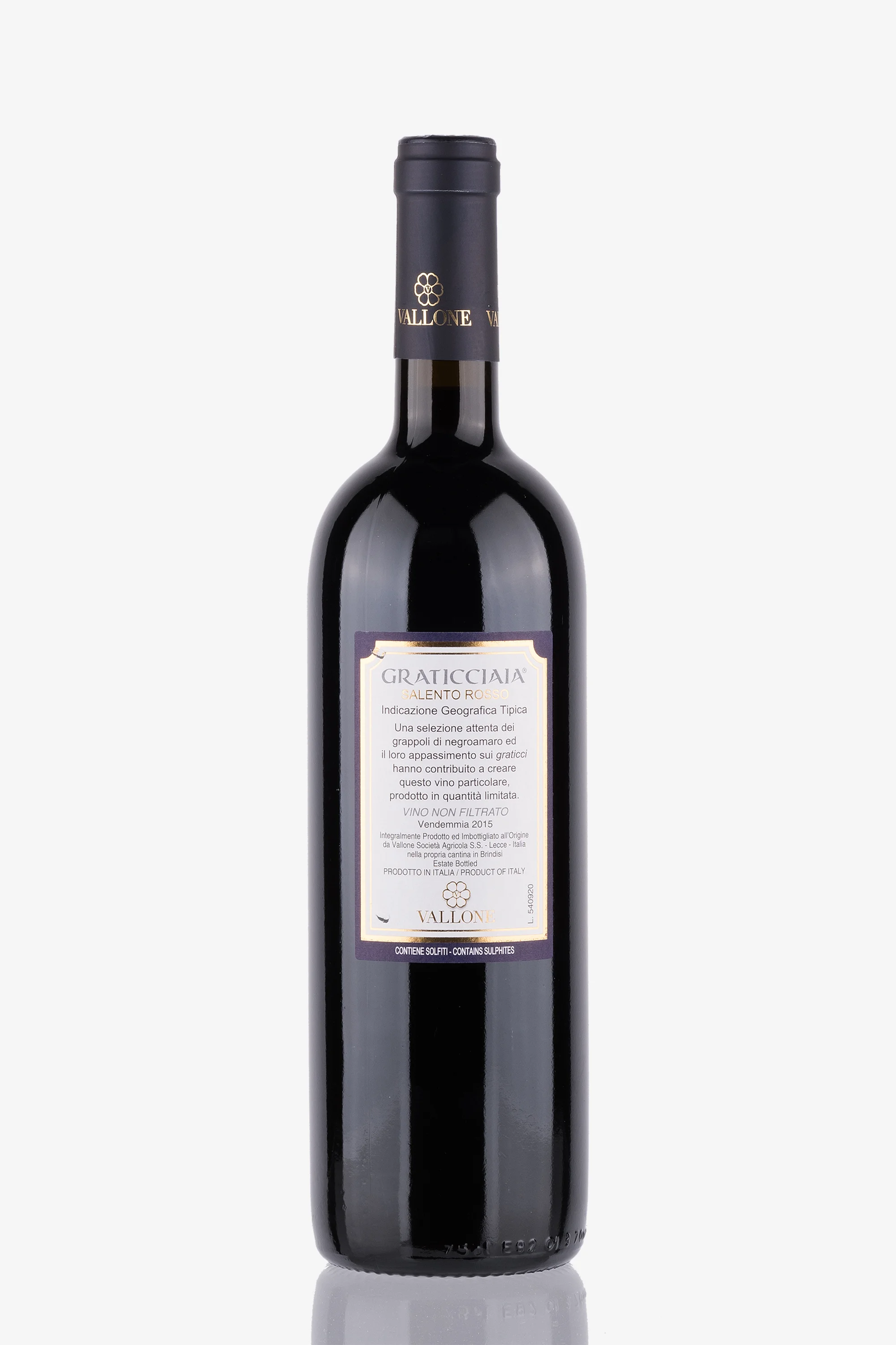 selected wine variant rear image