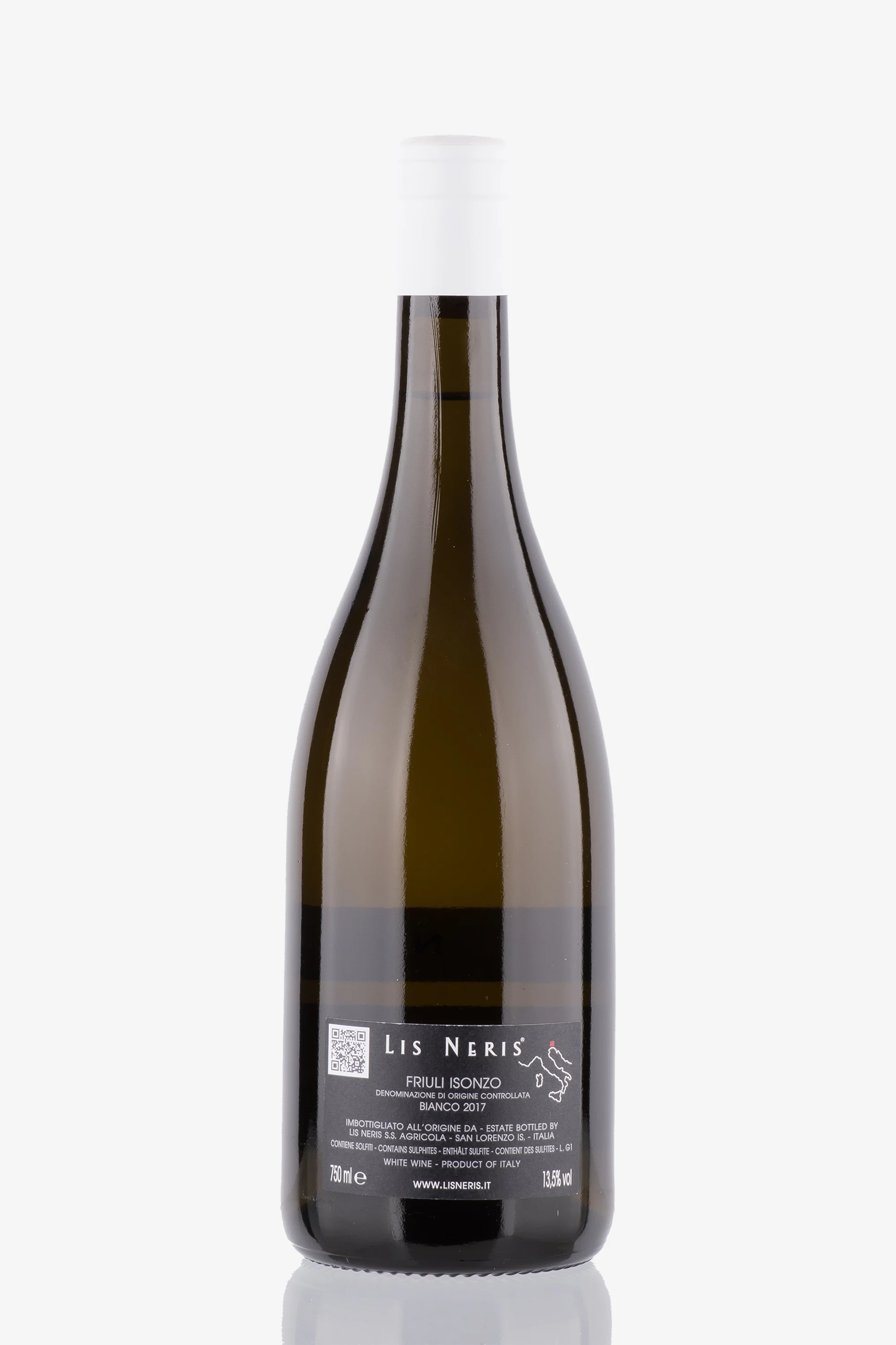 selected wine variant rear image