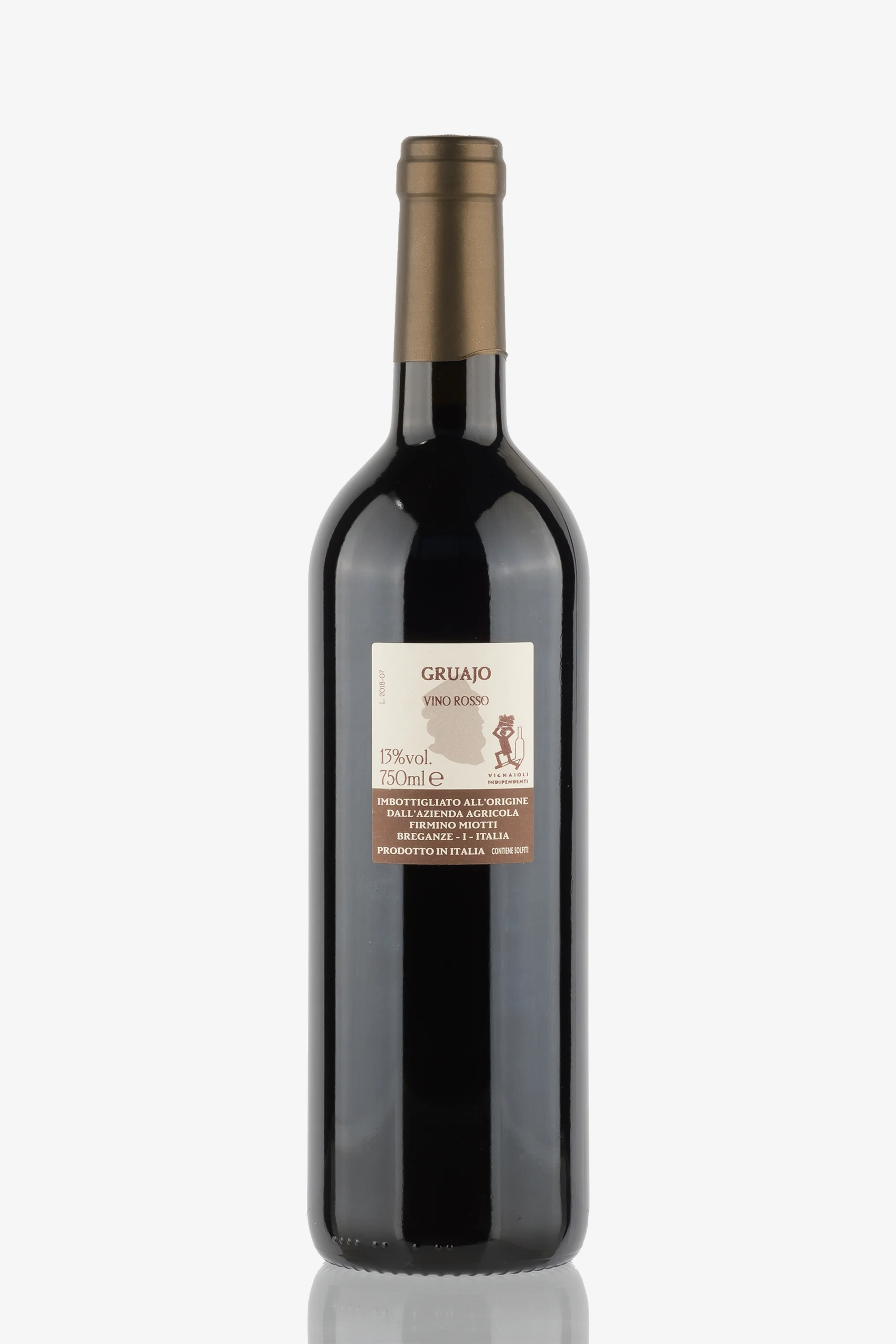 selected wine variant rear image