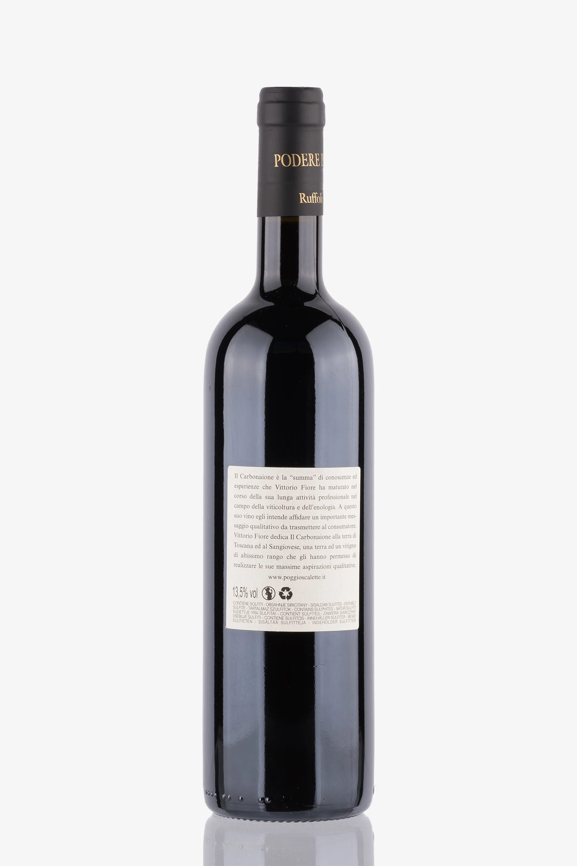selected wine variant rear image