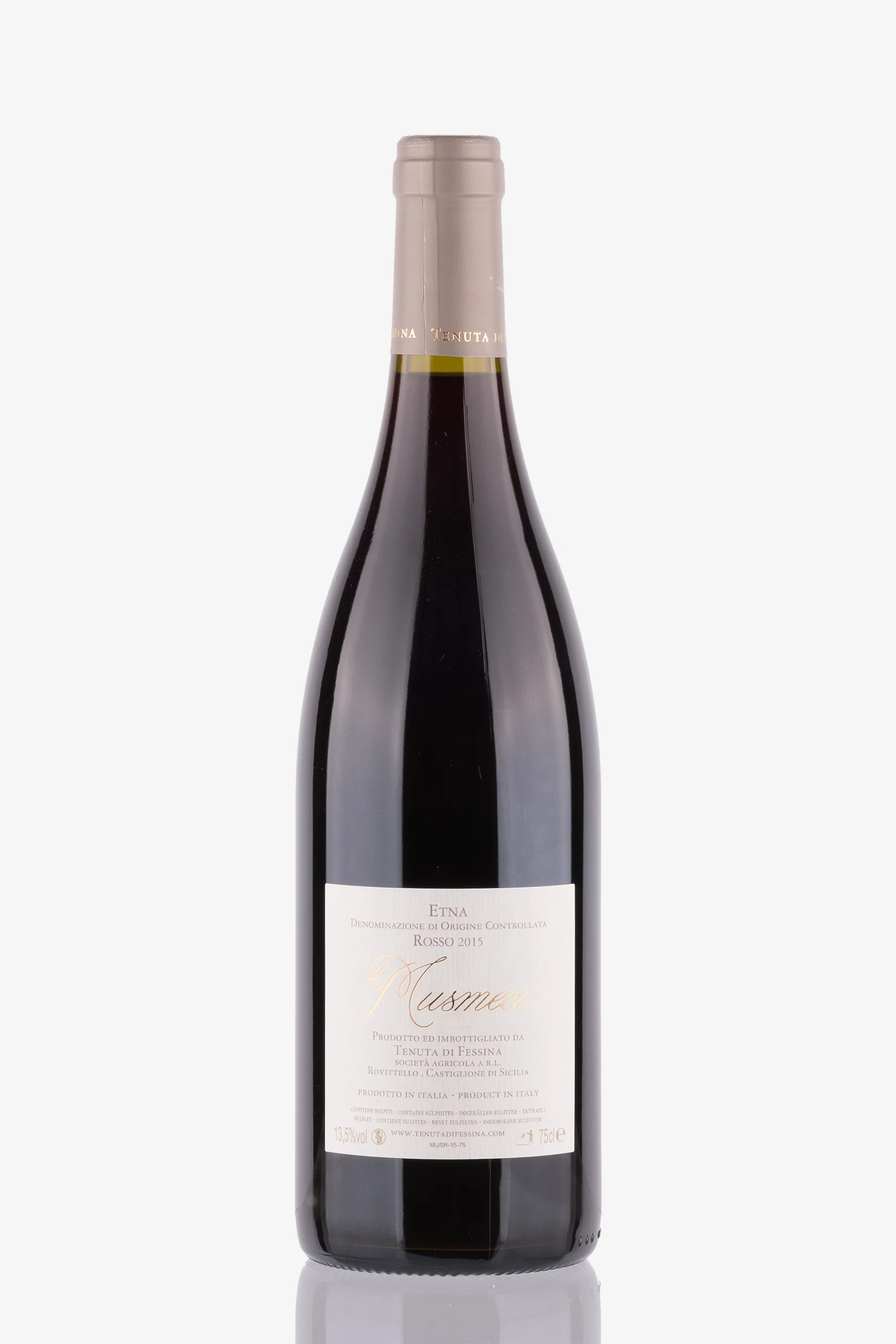selected wine variant rear image