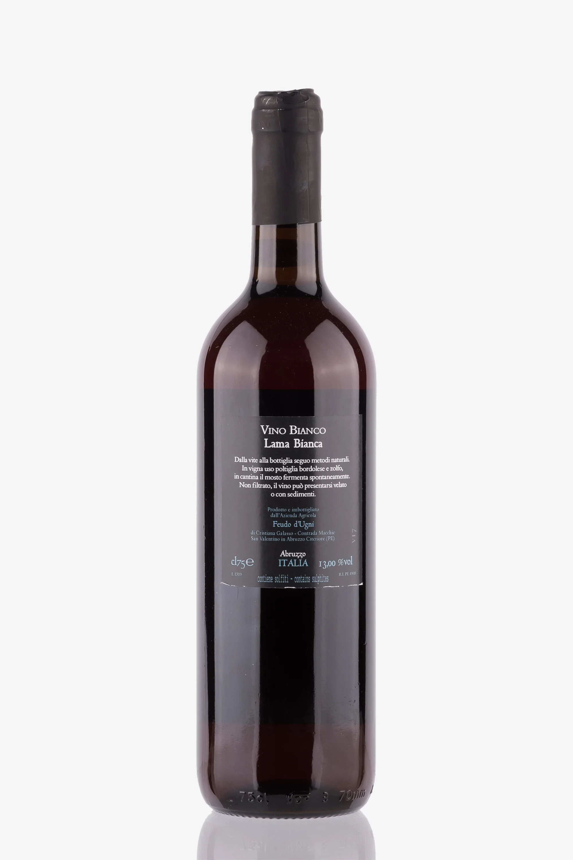selected wine variant rear image