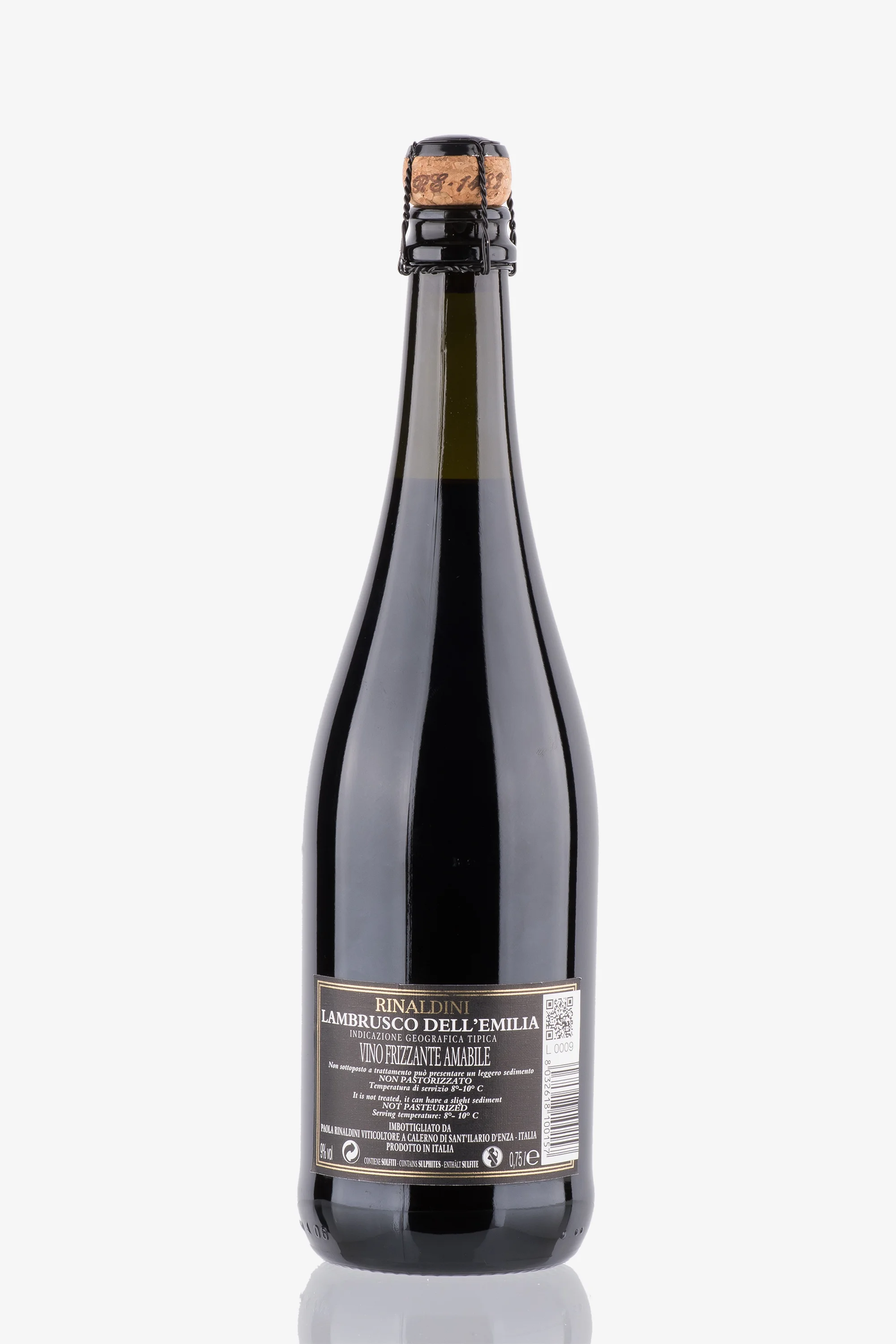 selected wine variant rear image