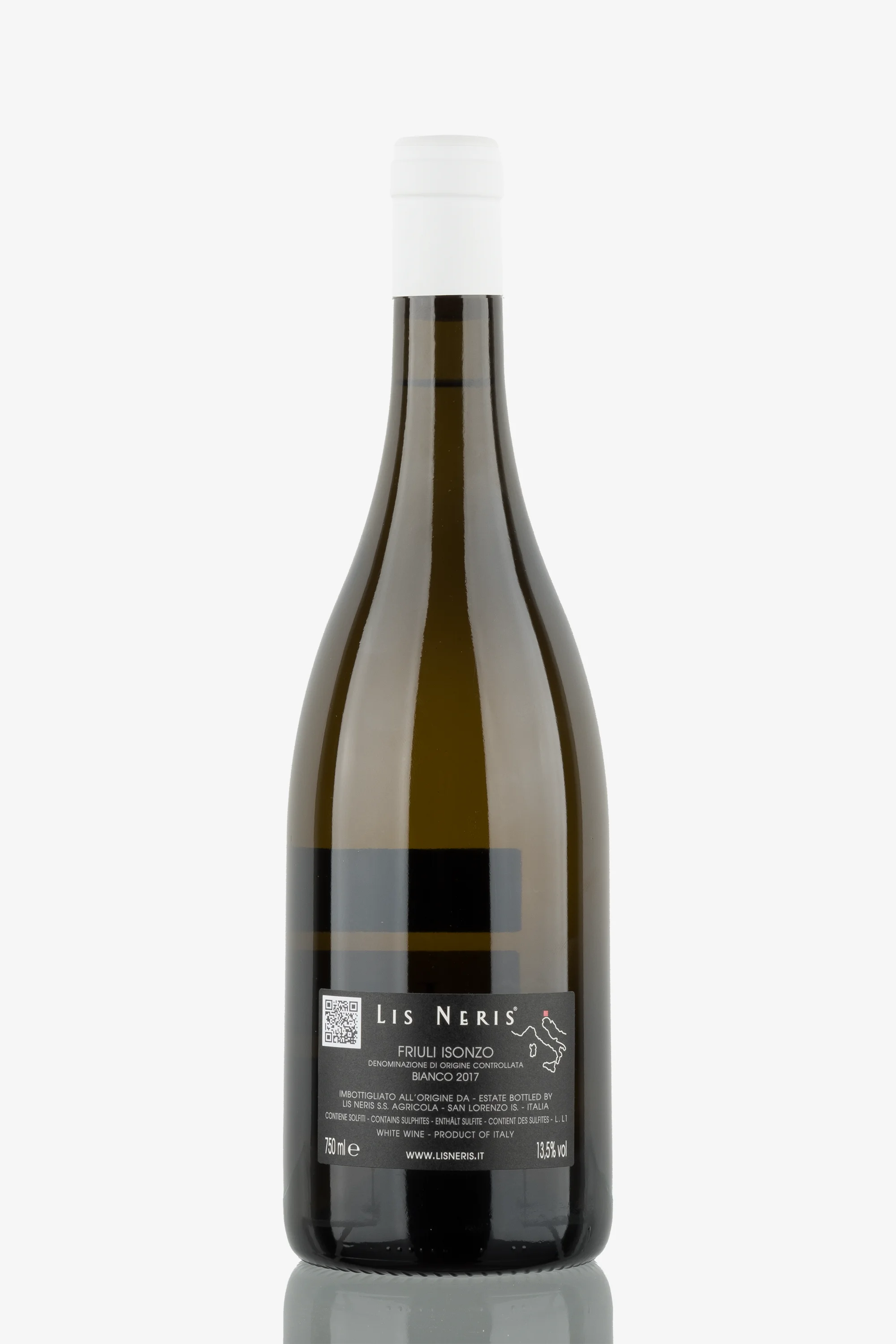selected wine variant rear image