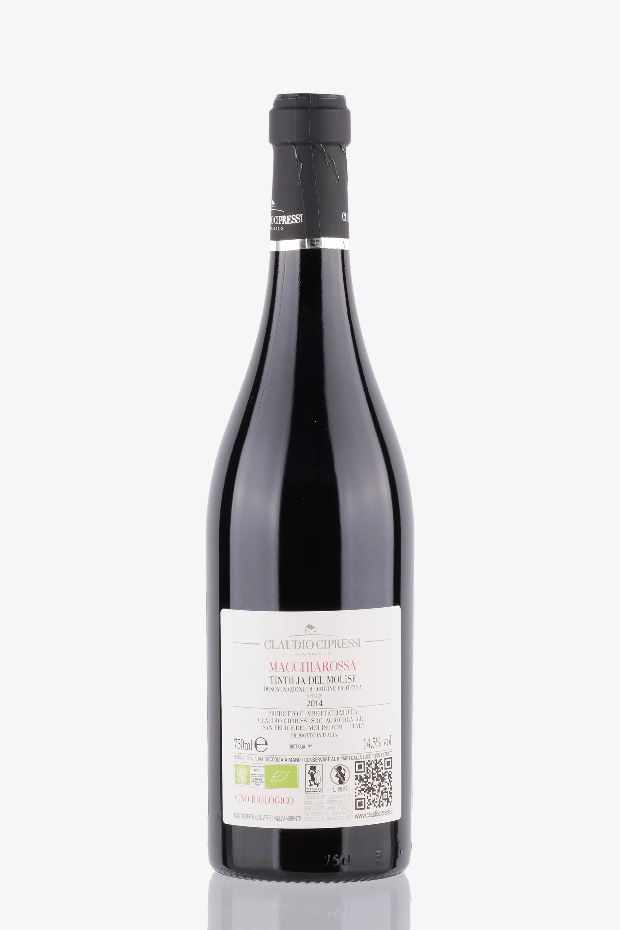 selected wine variant rear image