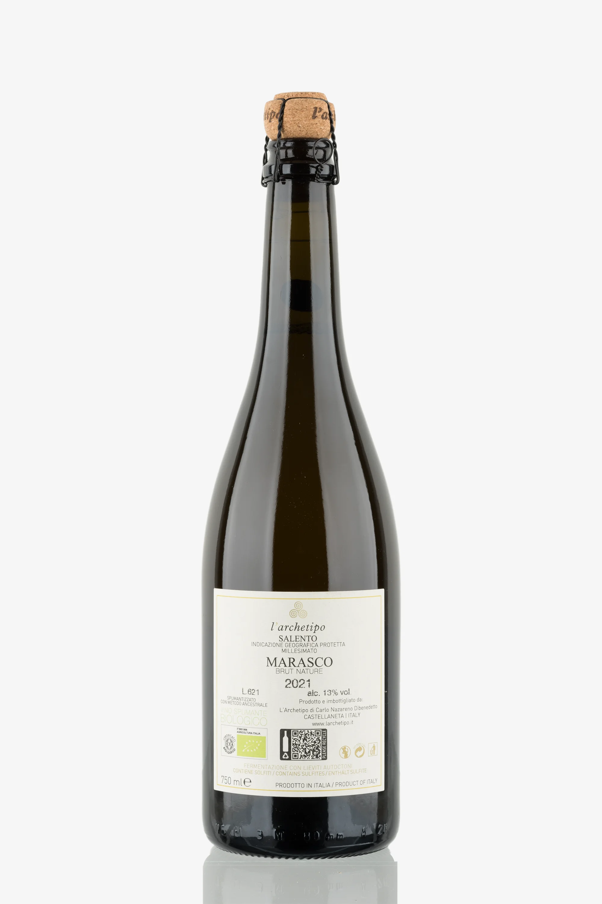 selected wine variant rear image