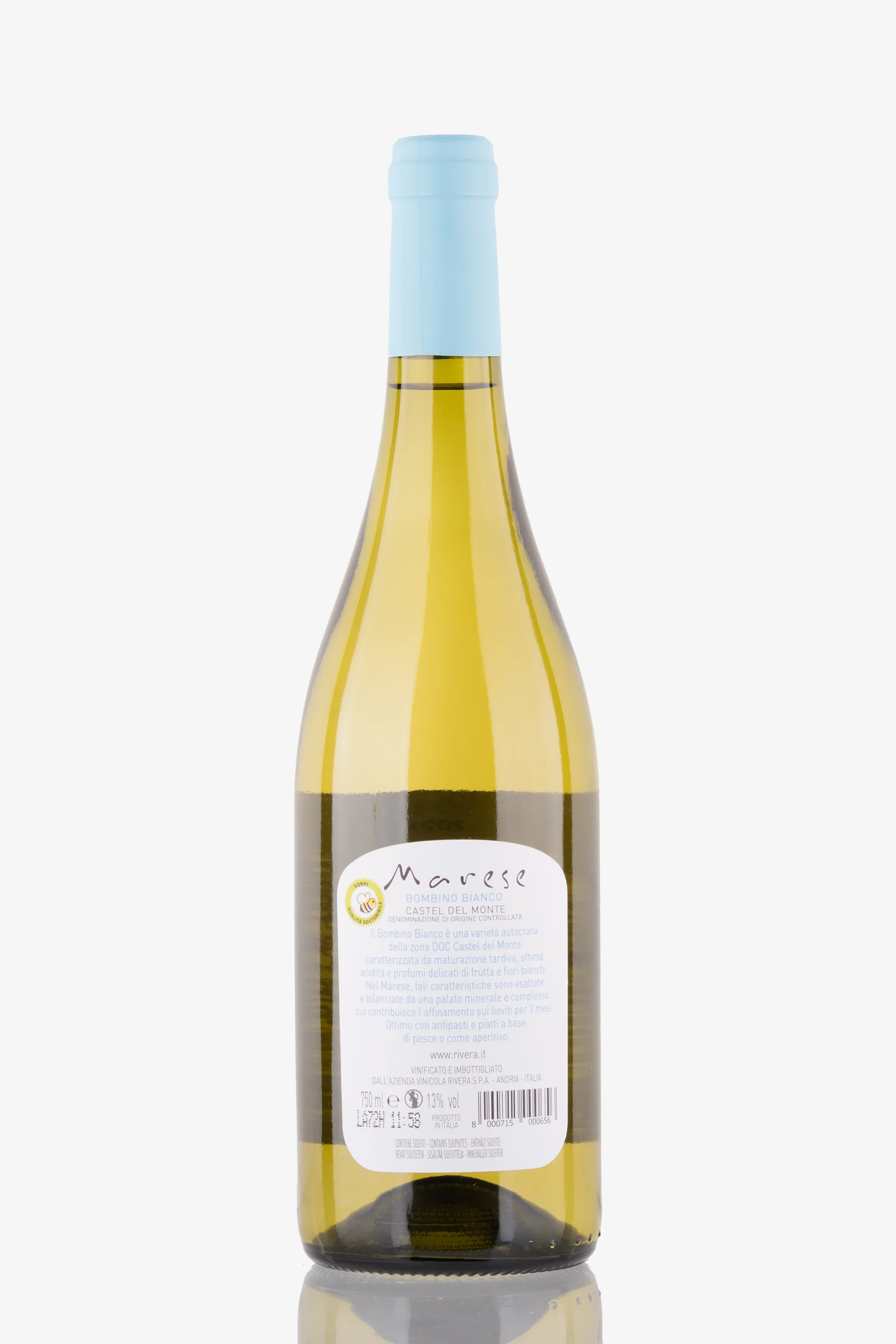selected wine variant rear image