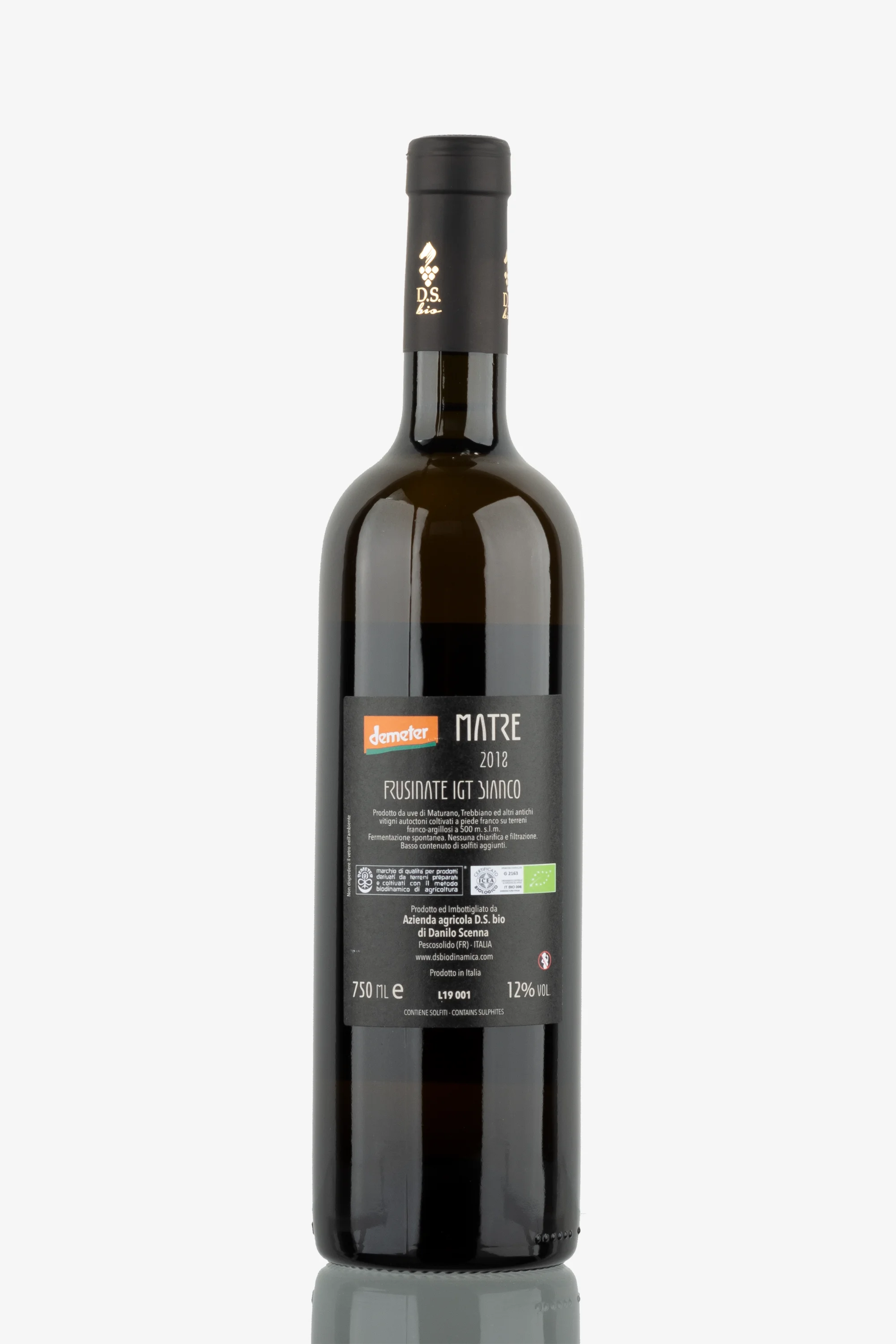 selected wine variant rear image