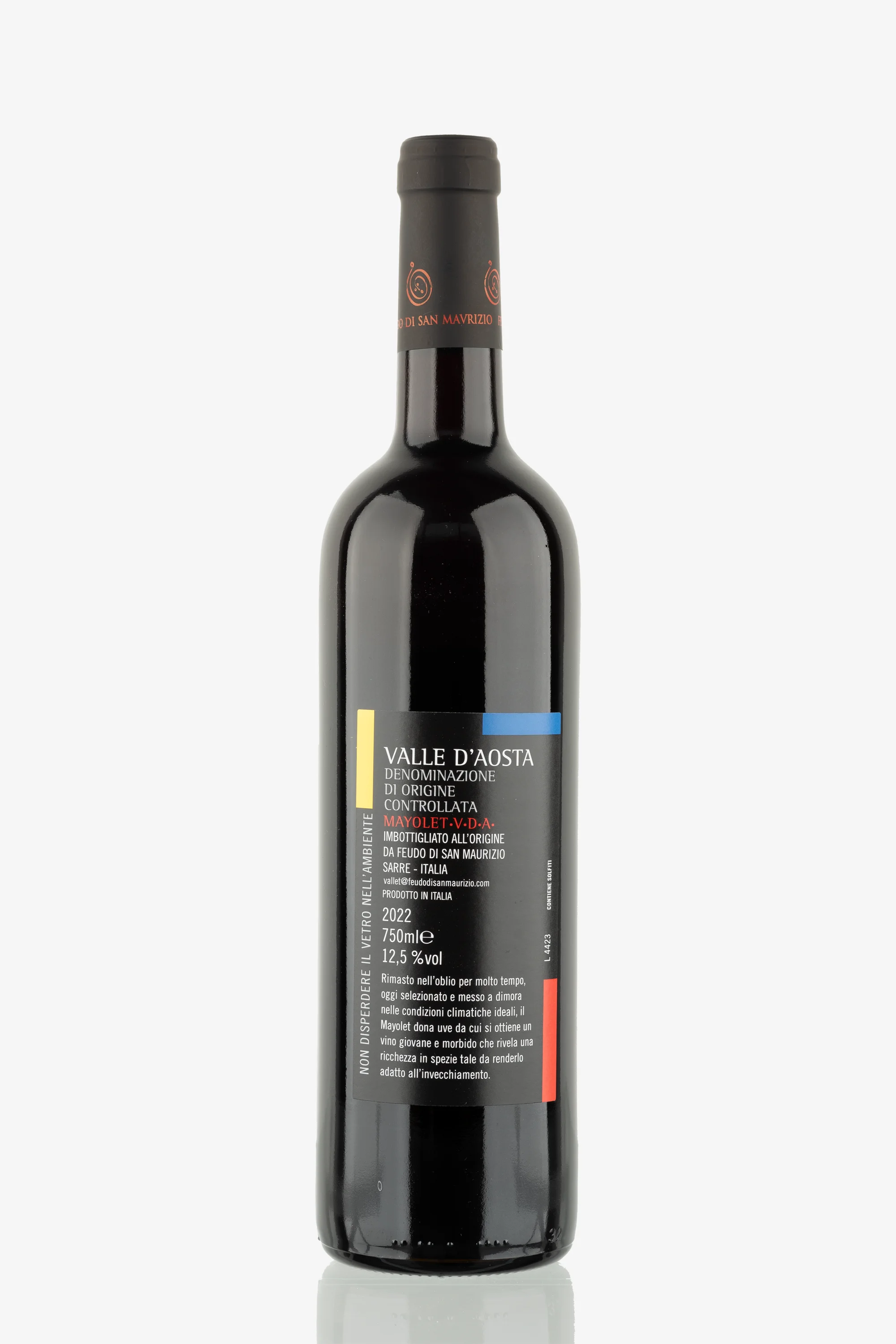 selected wine variant rear image