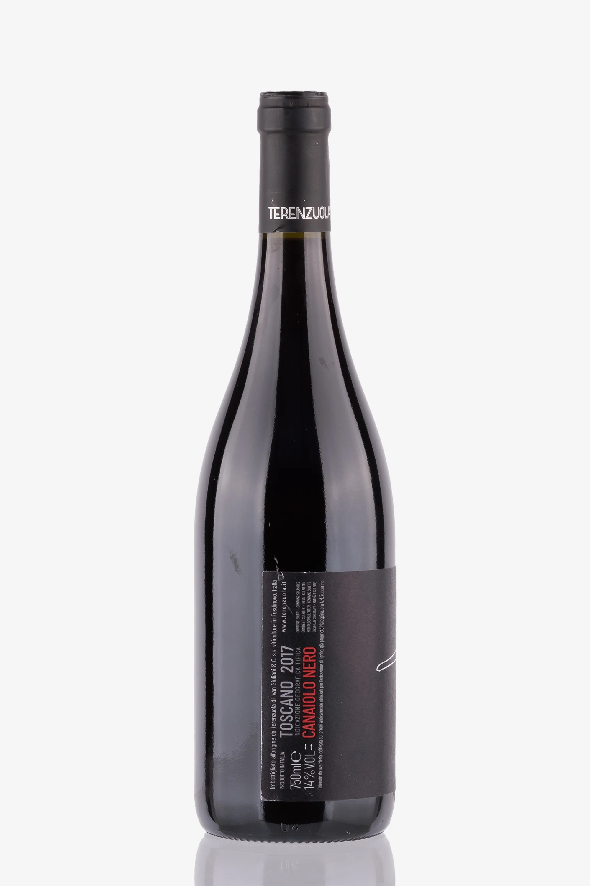 selected wine variant rear image