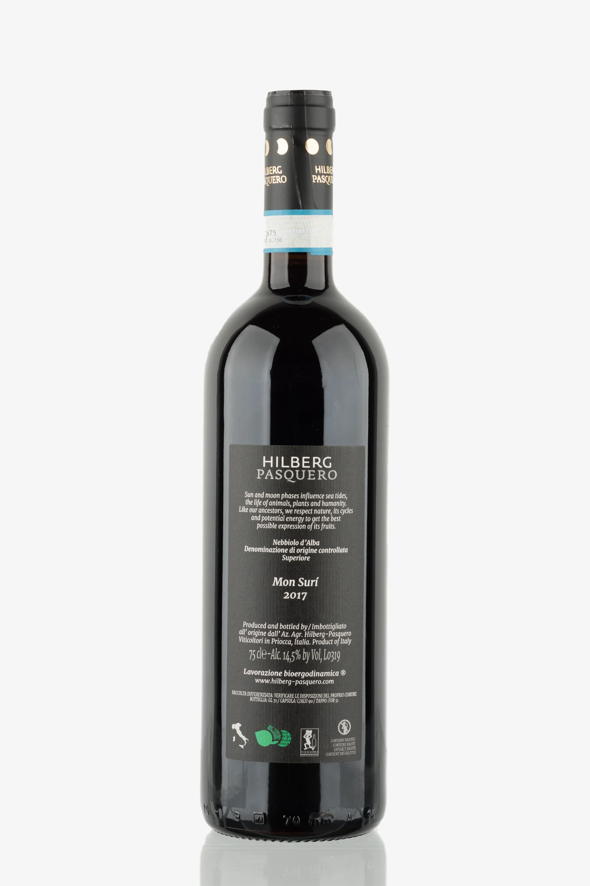 selected wine variant rear image