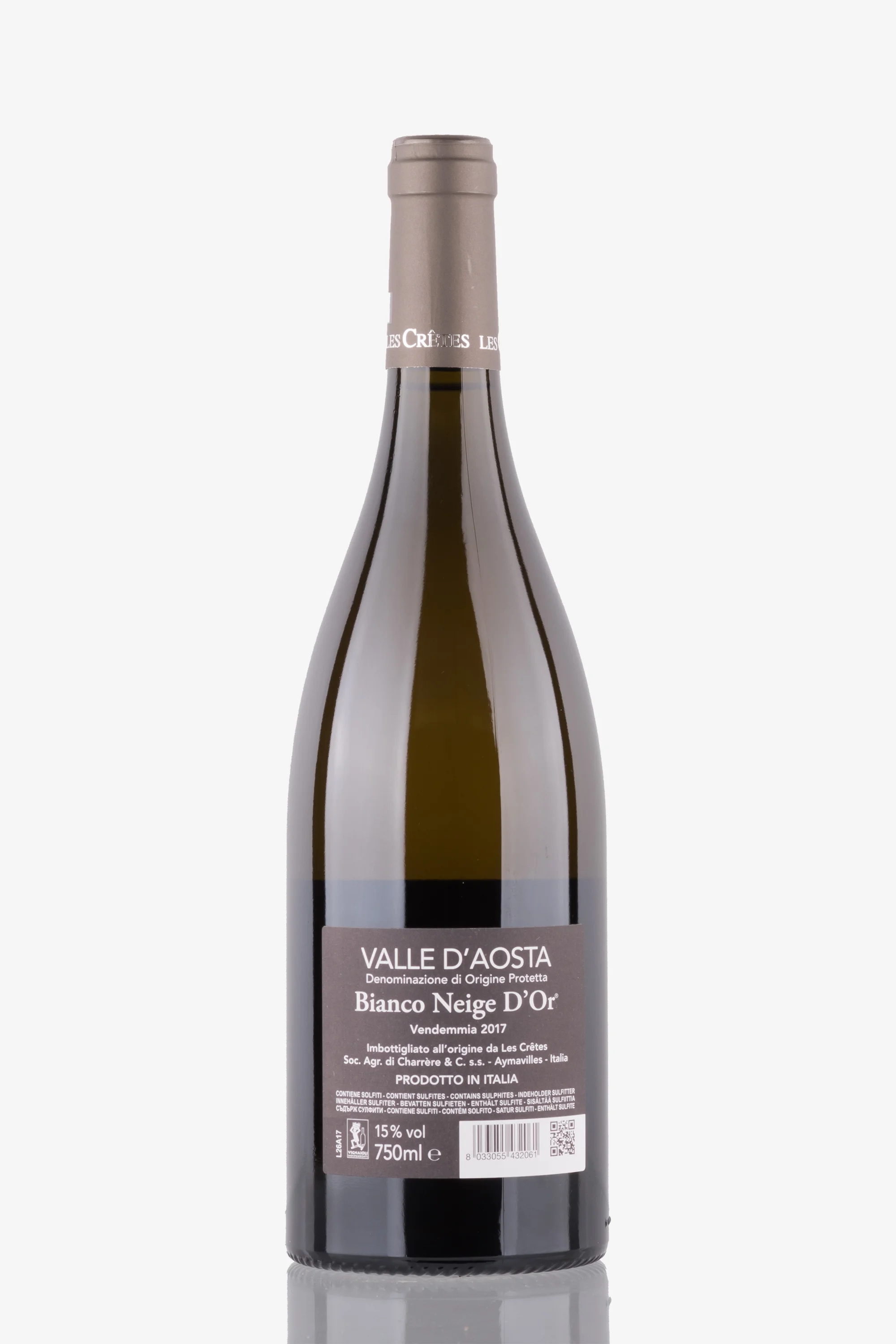 selected wine variant rear image