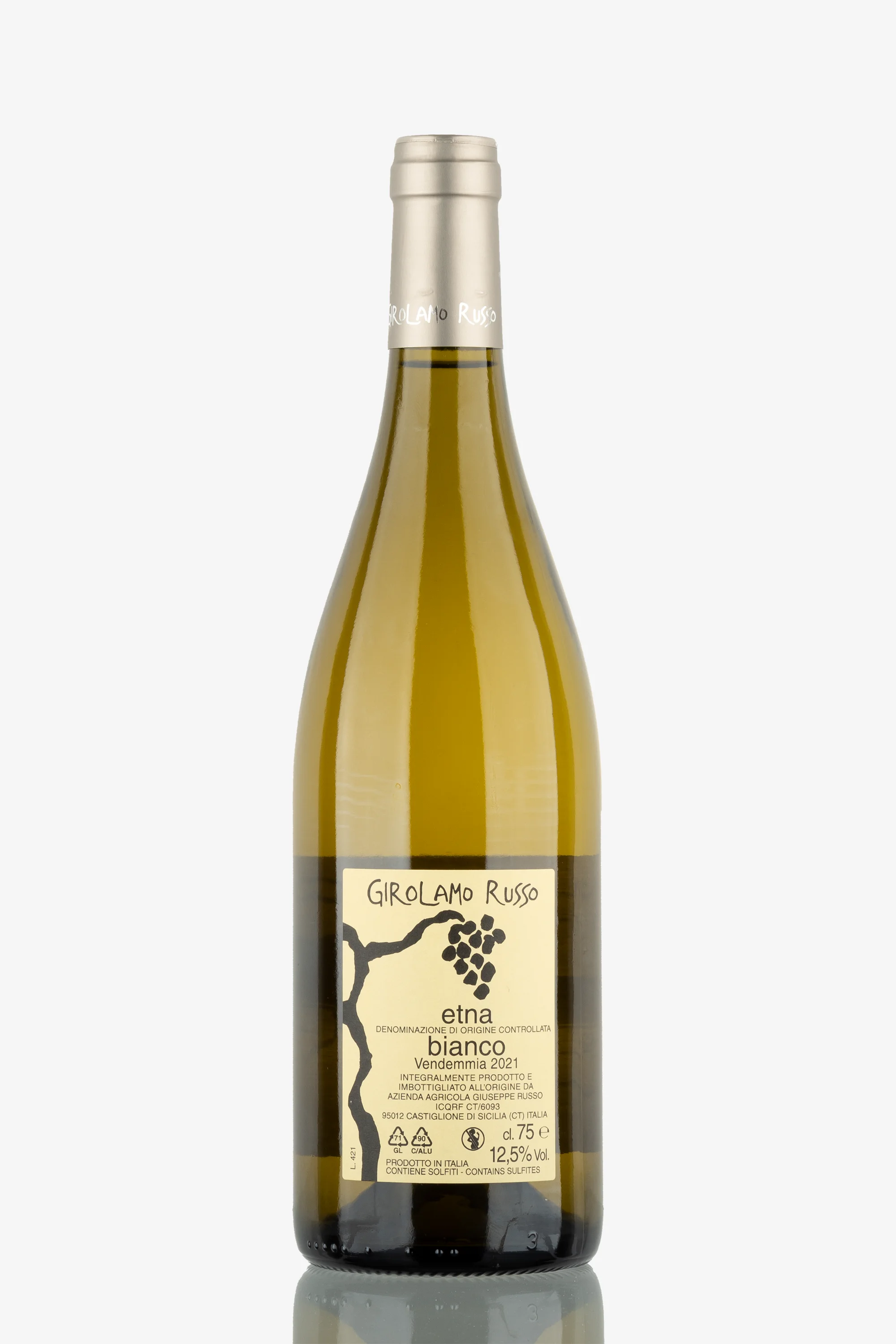 selected wine variant rear image