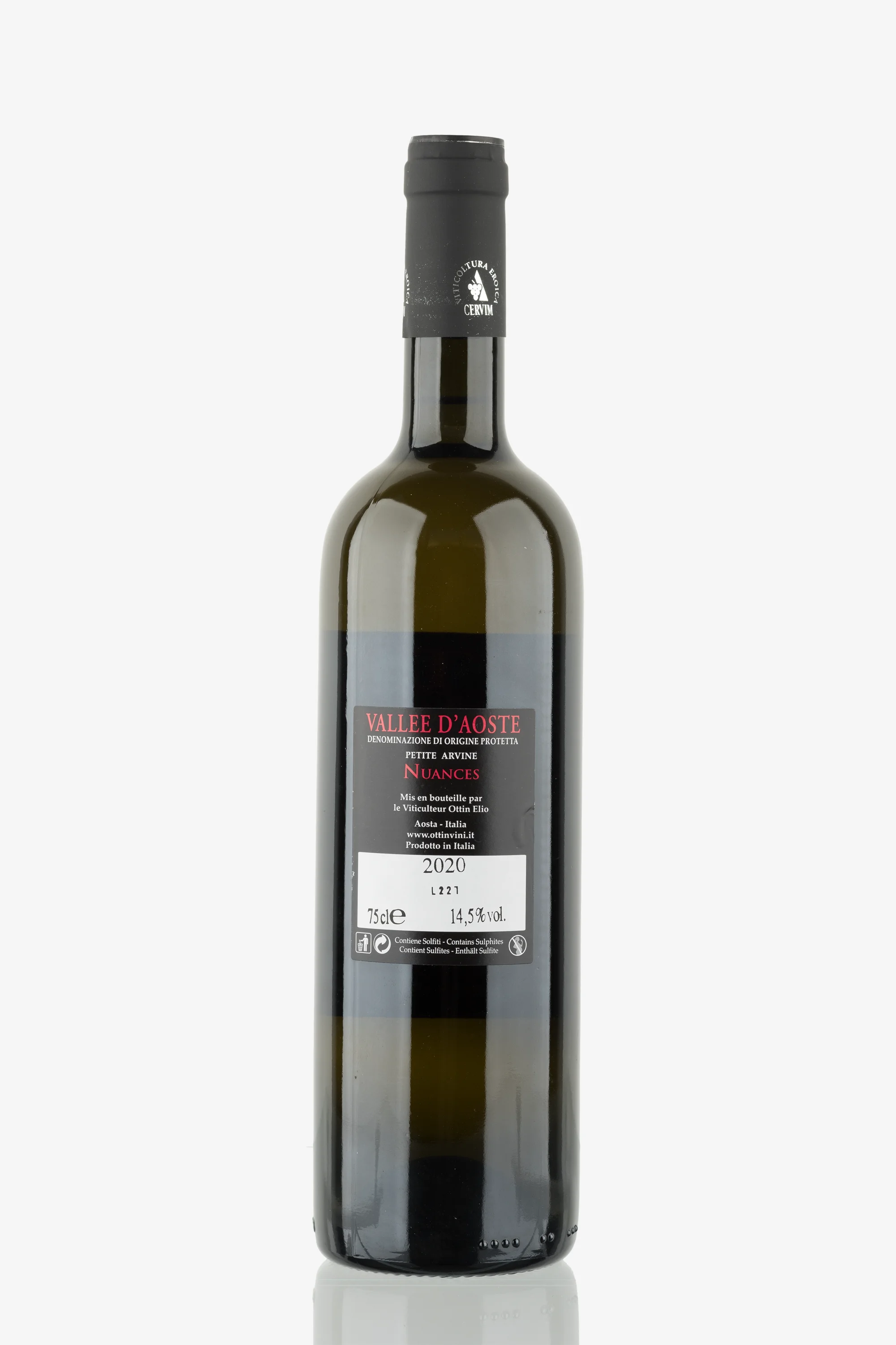 selected wine variant rear image