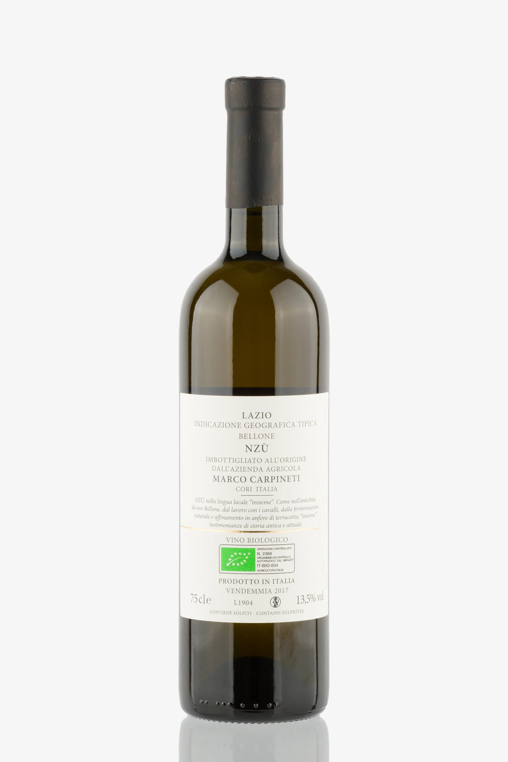 selected wine variant rear image