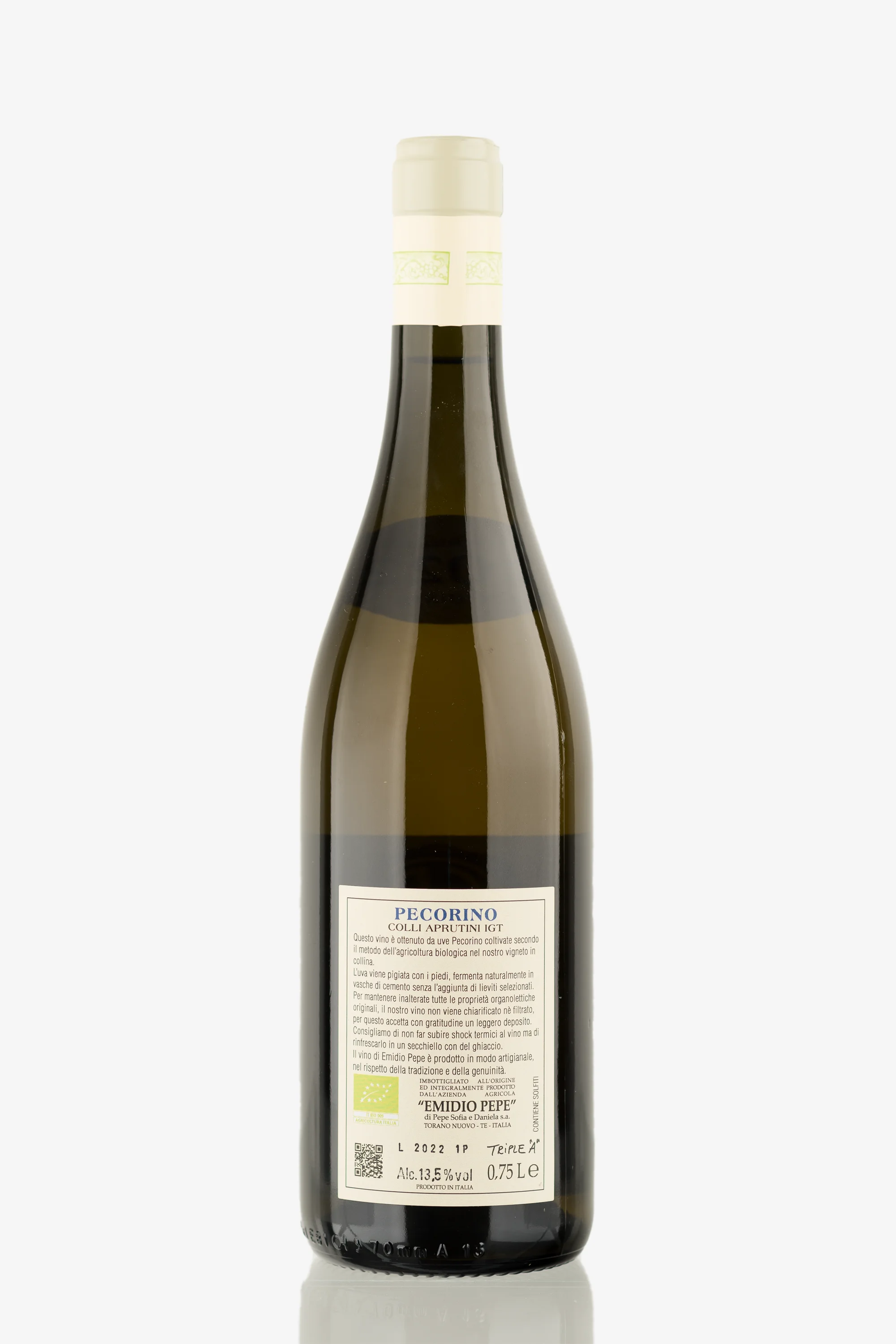selected wine variant rear image