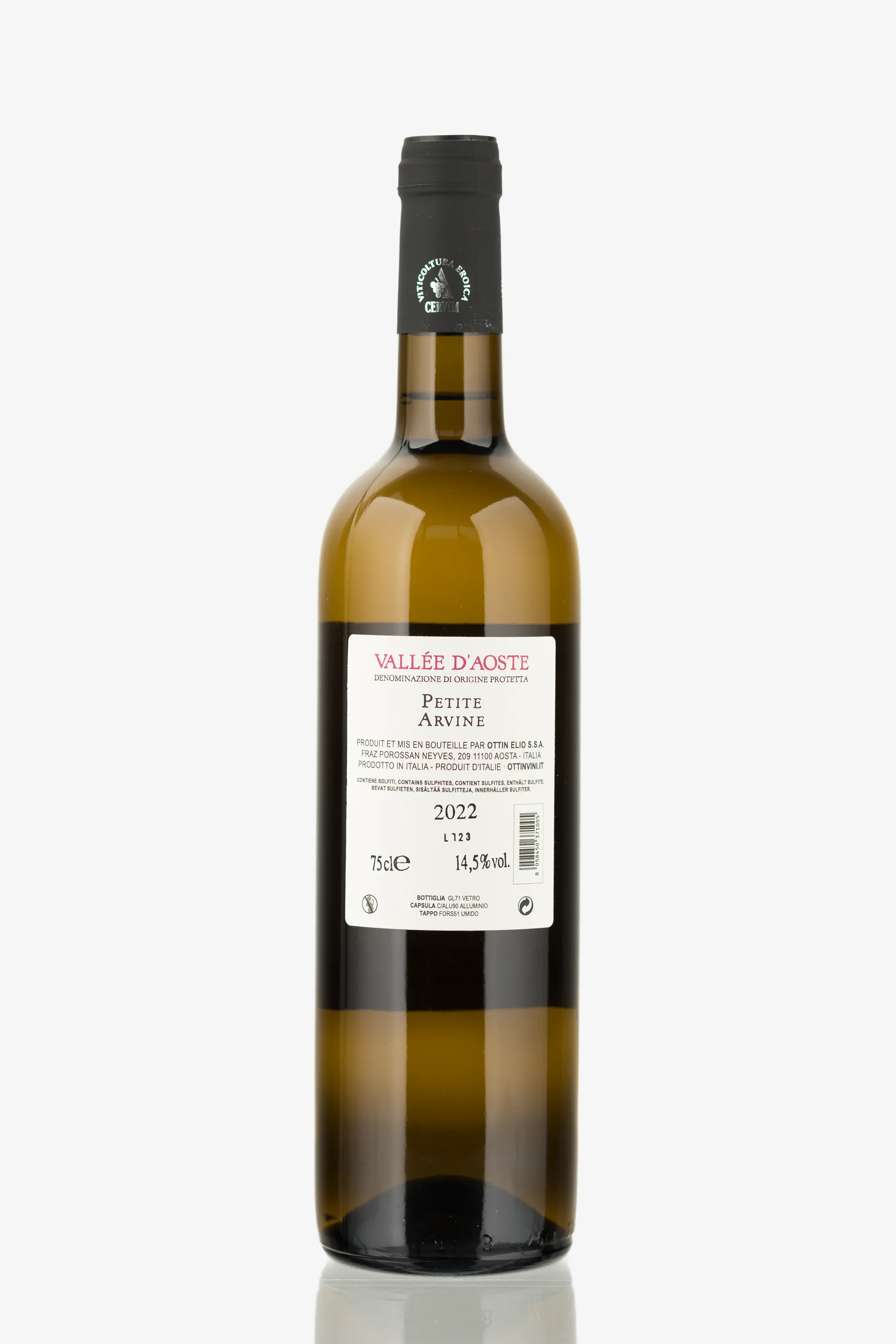 selected wine variant rear image