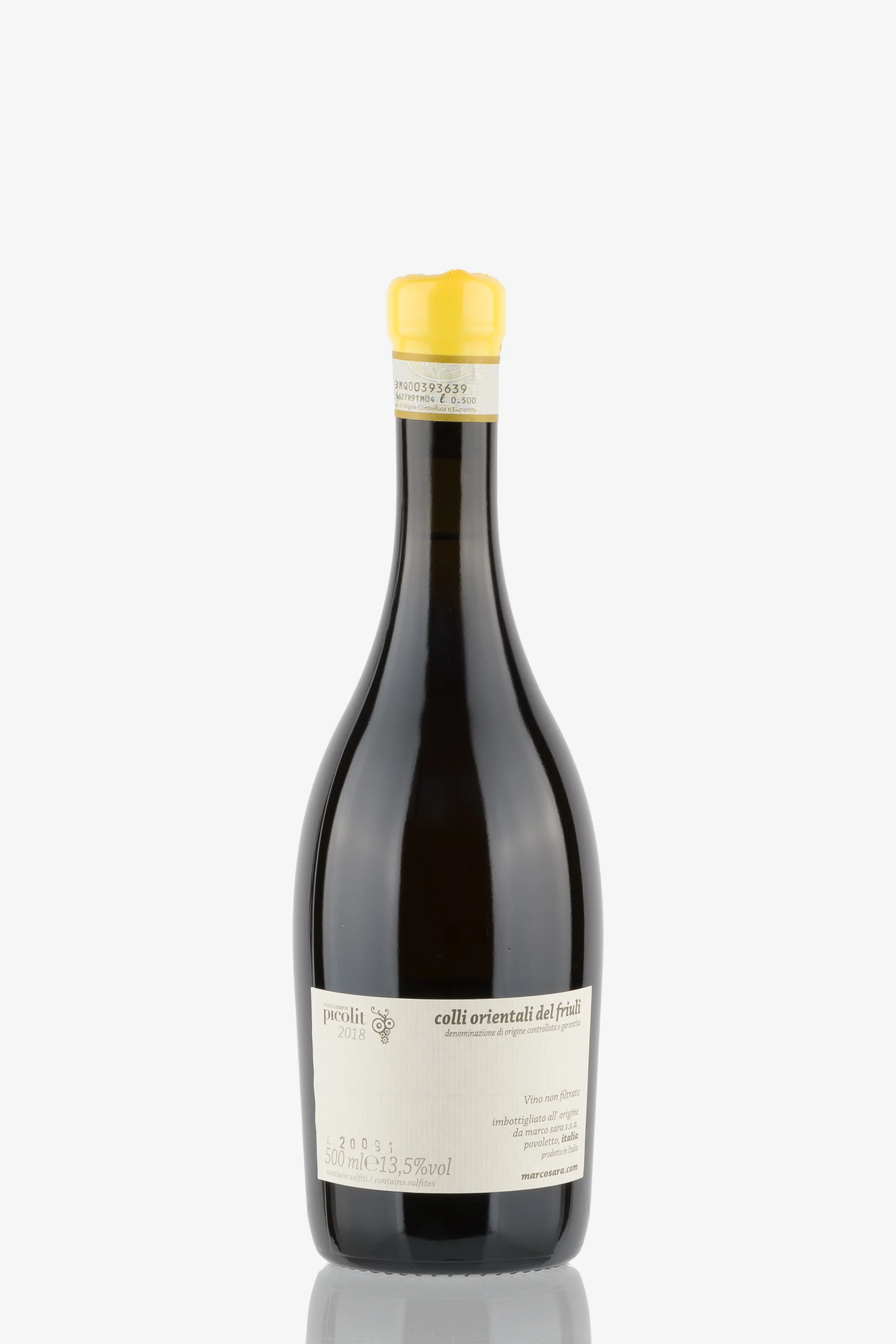 selected wine variant rear image