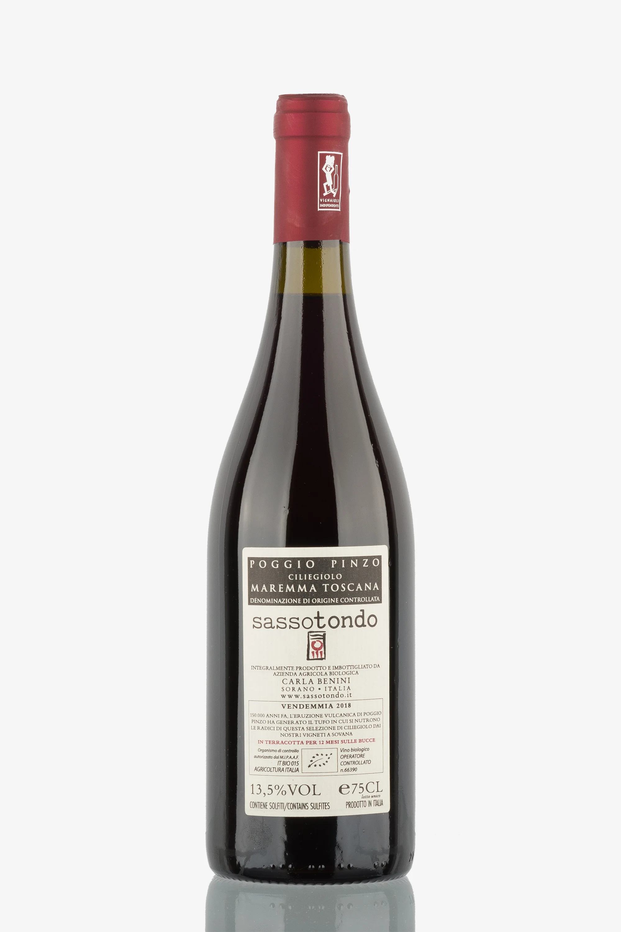 selected wine variant rear image