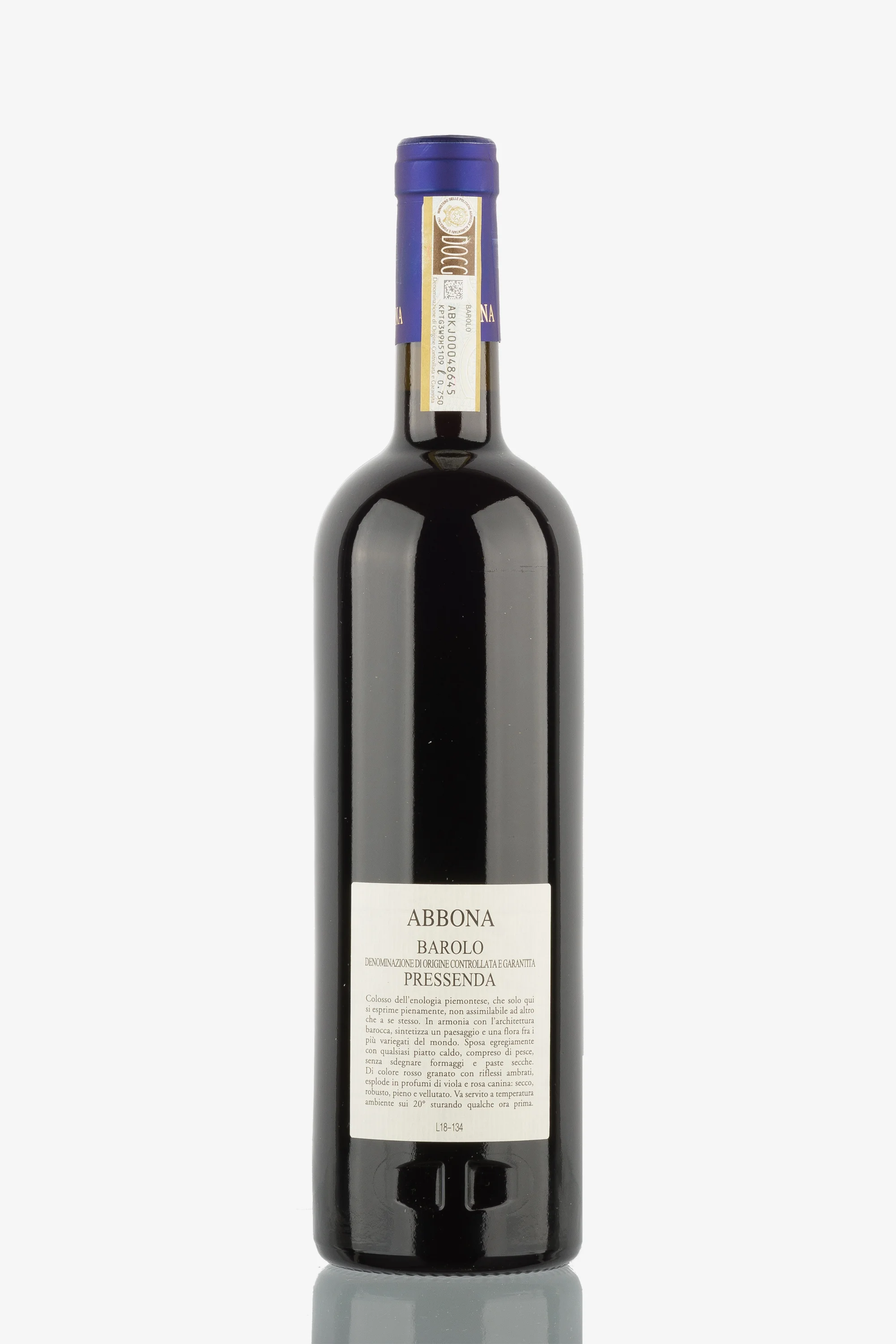 selected wine variant rear image