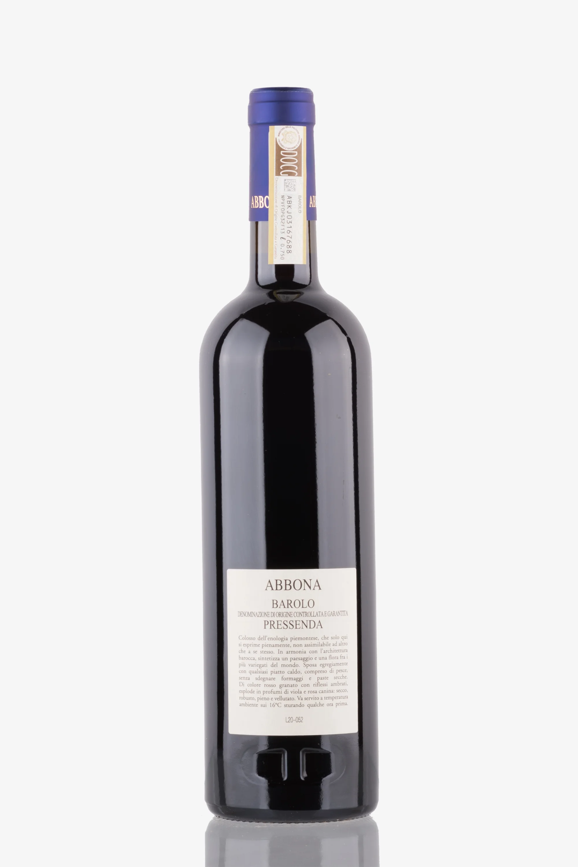 selected wine variant rear image