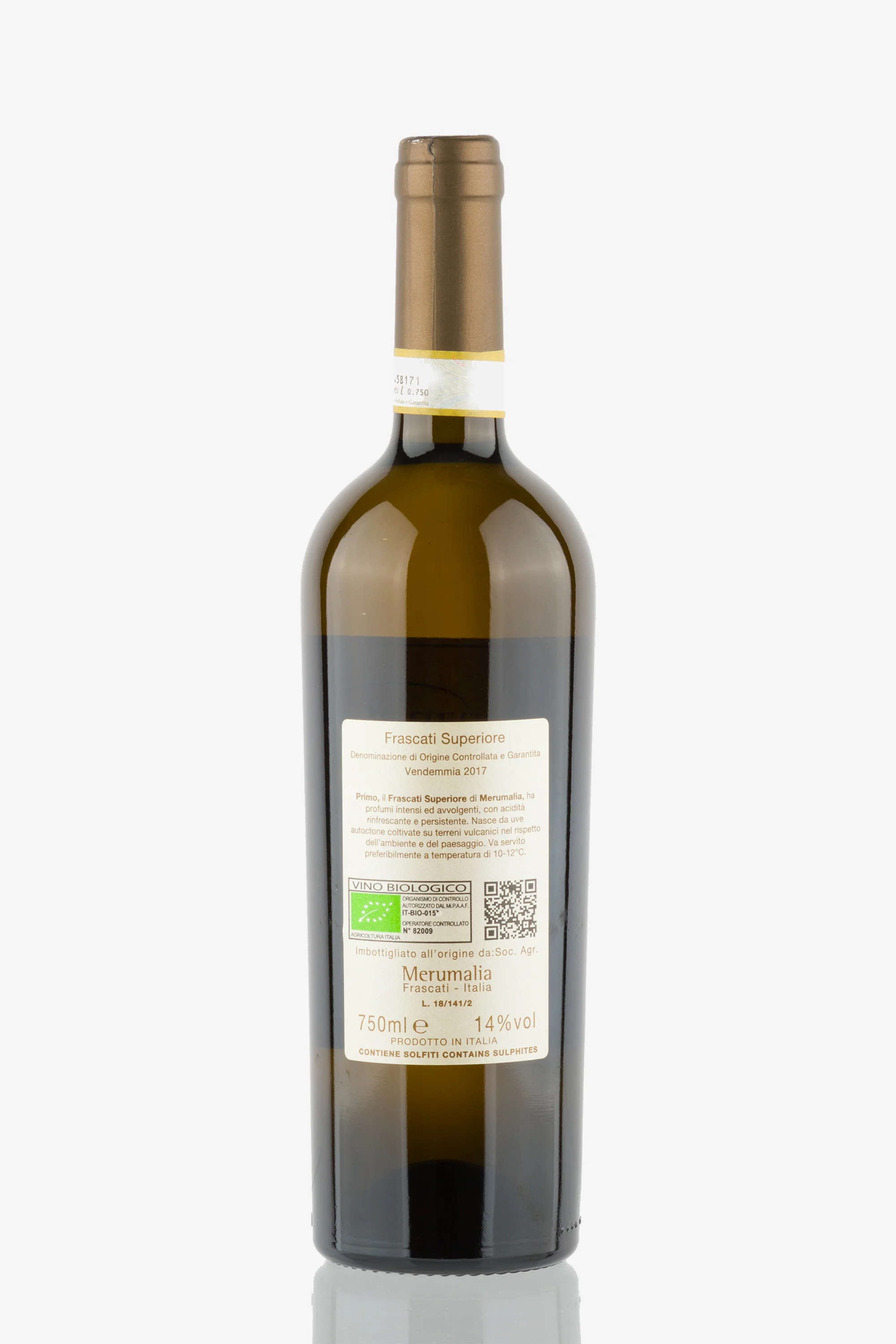 selected wine variant rear image