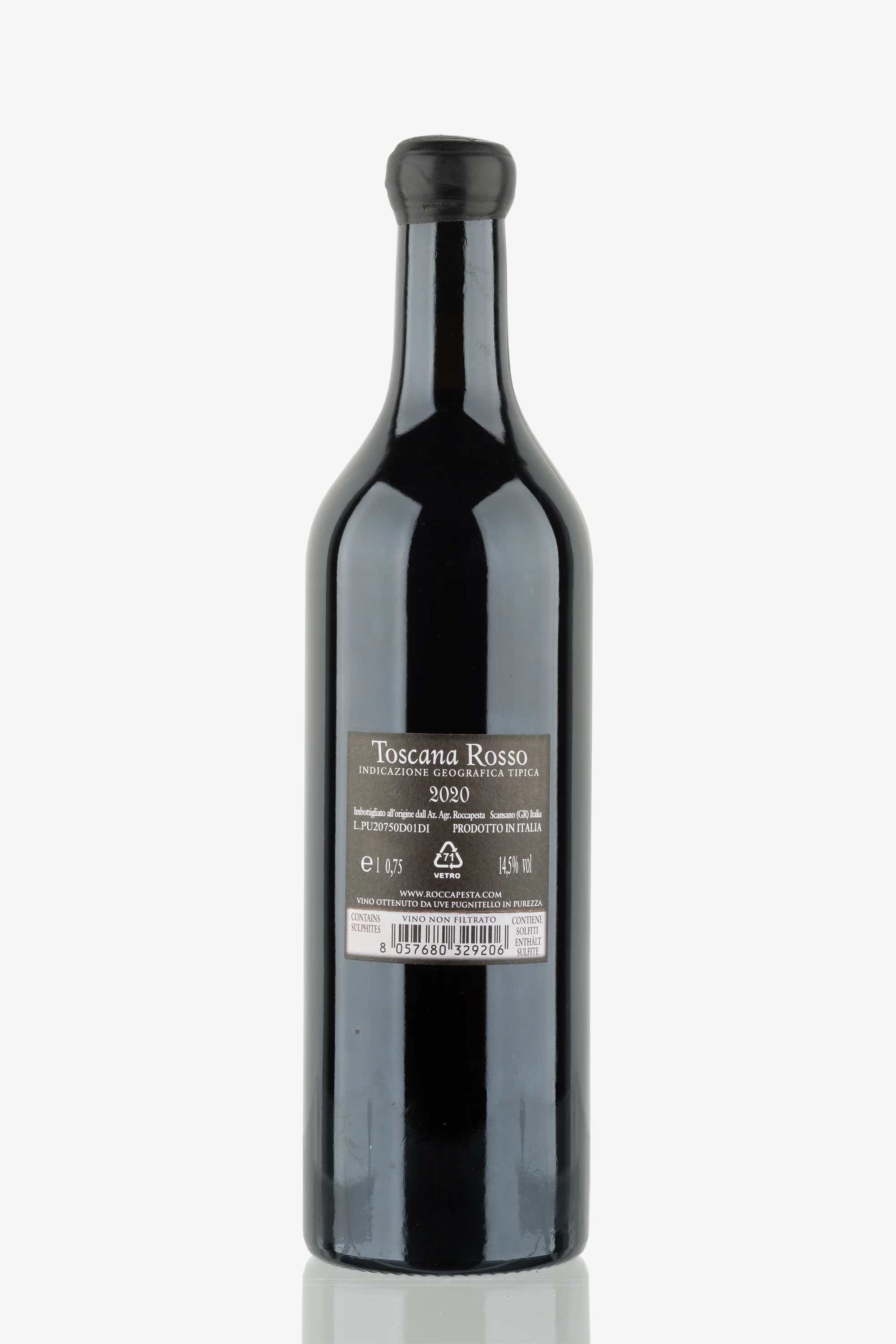 selected wine variant rear image
