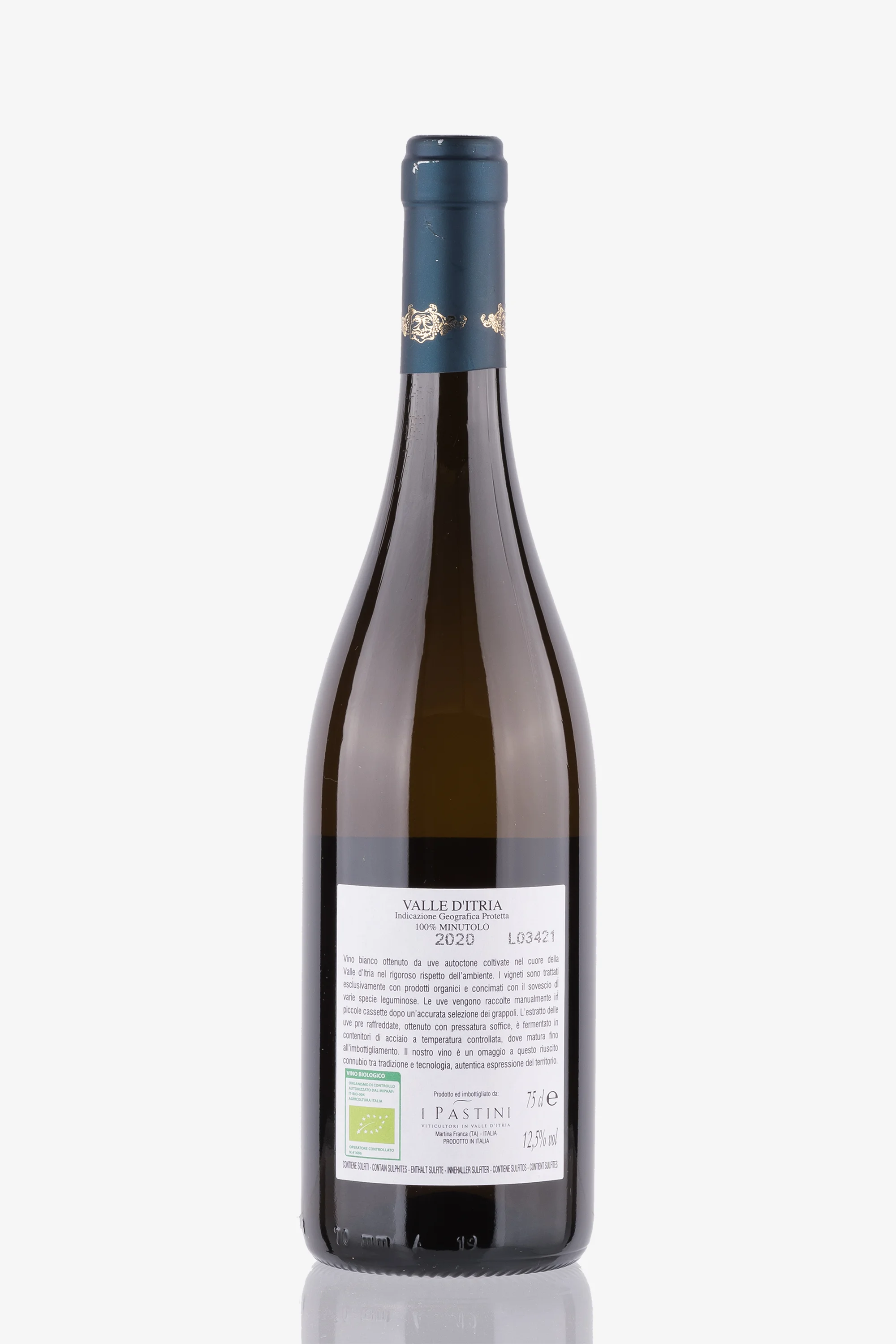 selected wine variant rear image